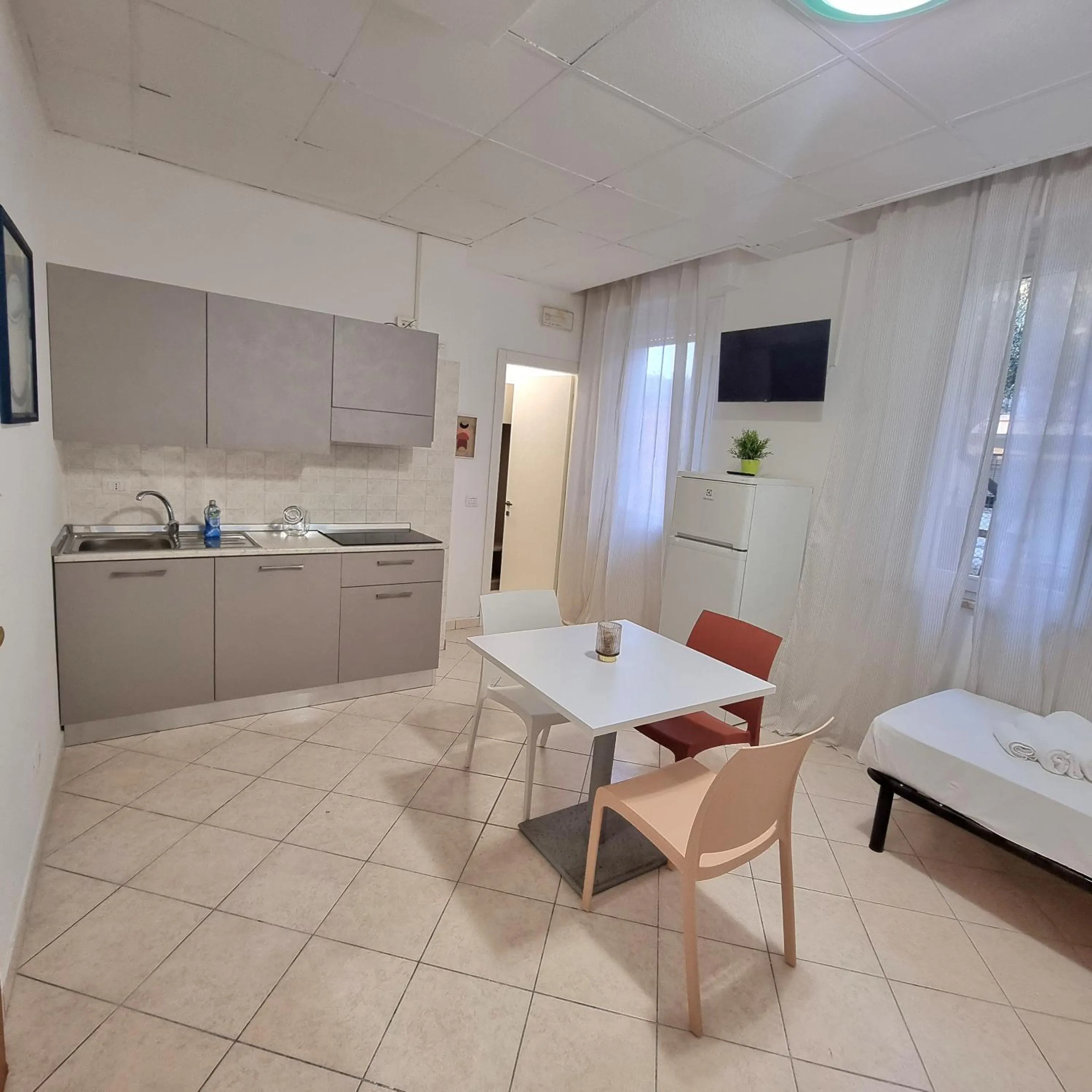 Kitchen or kitchenette, Bed in Residence Mare