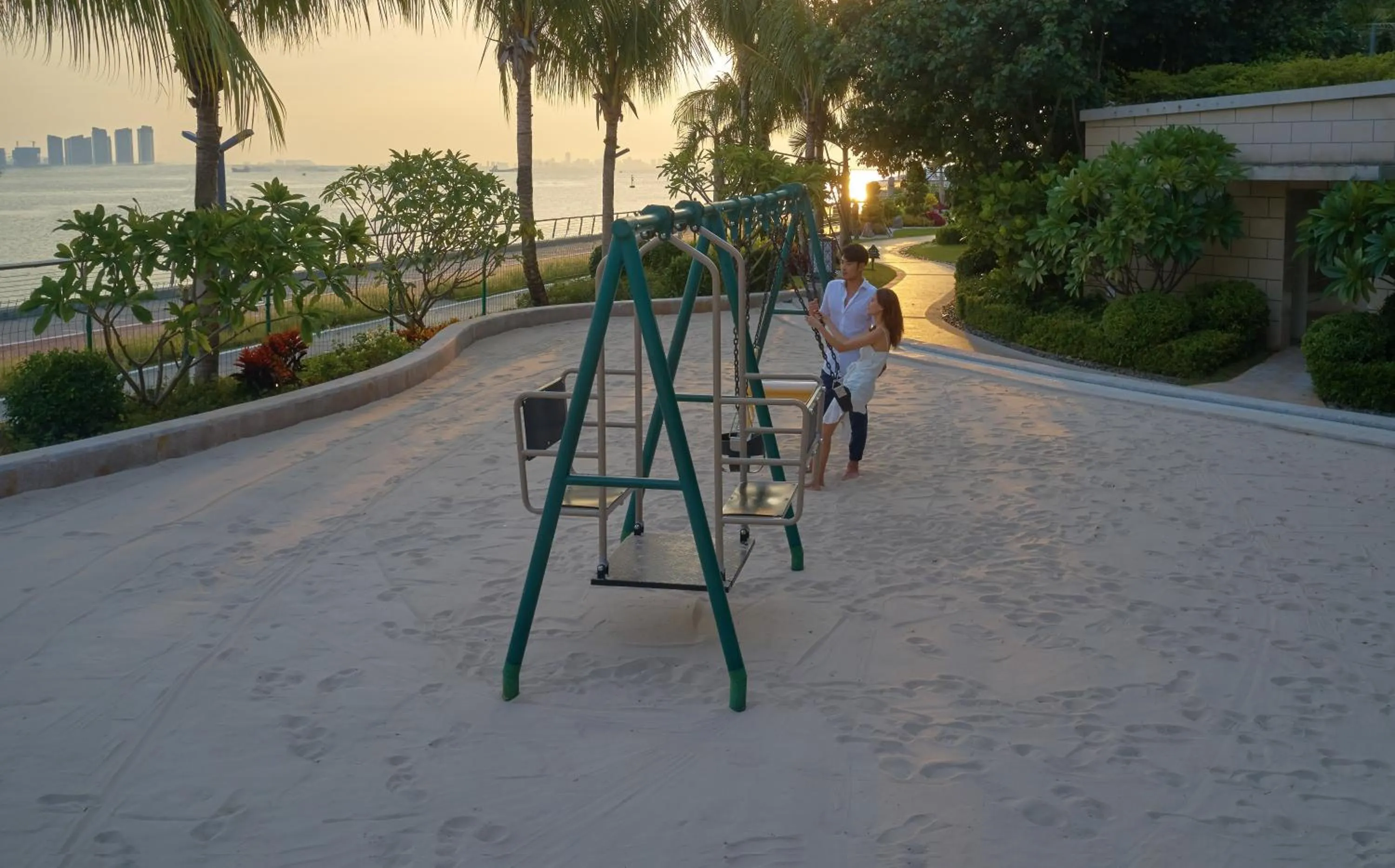 Beach in InterContinental Haikou Seaview by IHG