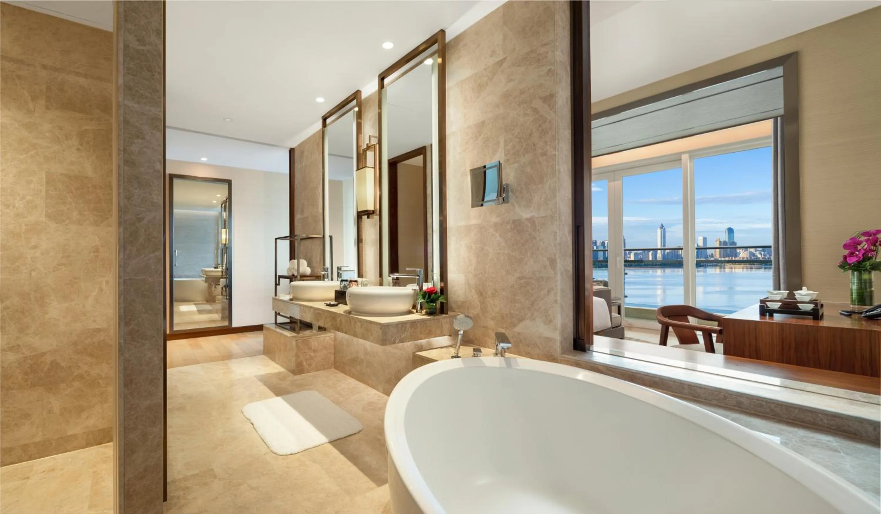 Bathroom in InterContinental Haikou Seaview by IHG