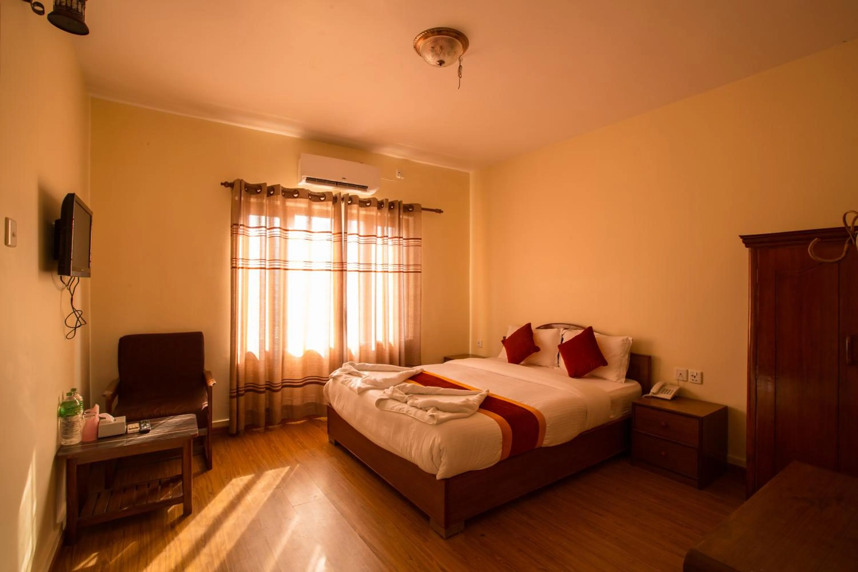 Photo of the whole room, Bed in Hotel Pokhara View