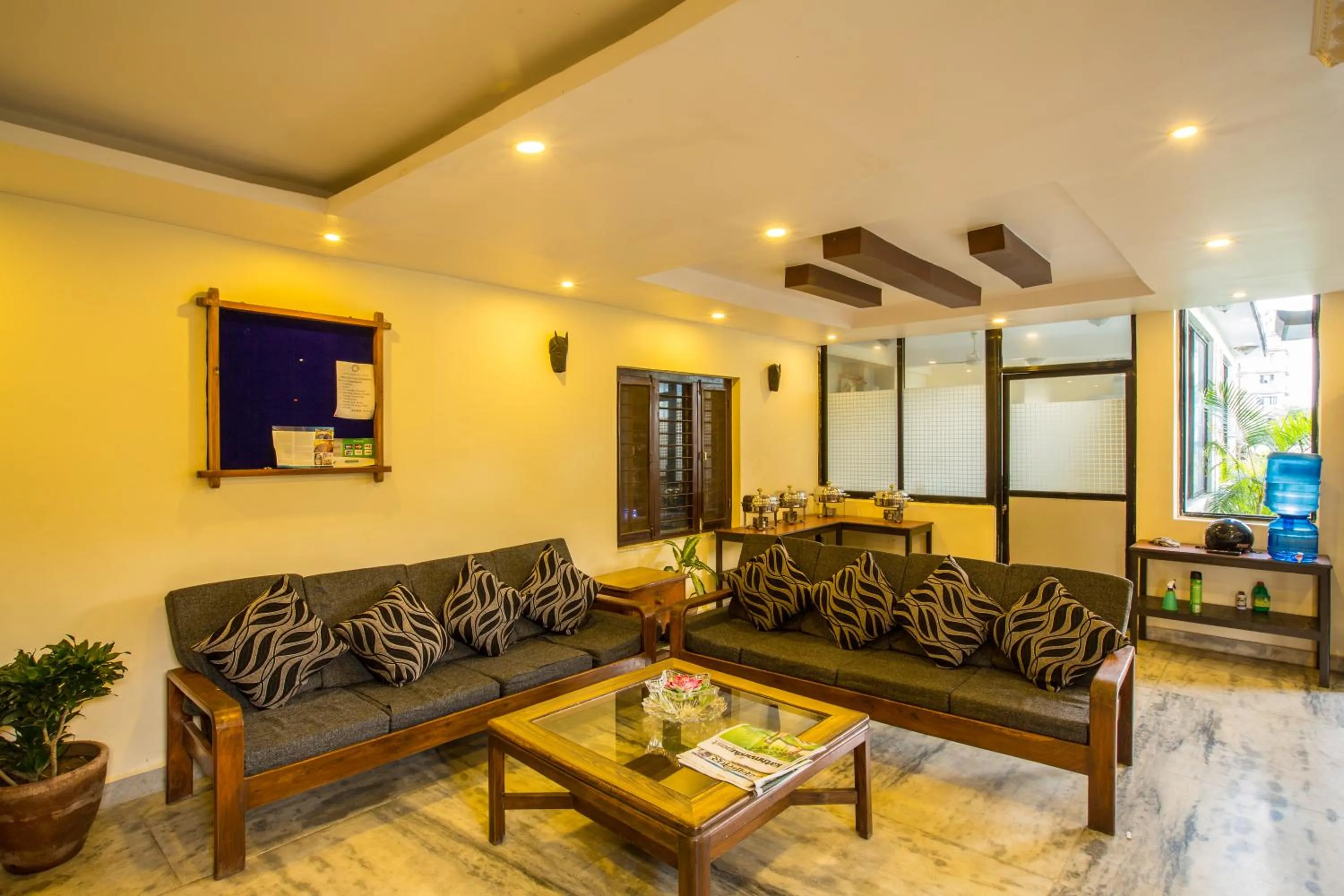 Lobby or reception in Hotel Pokhara View