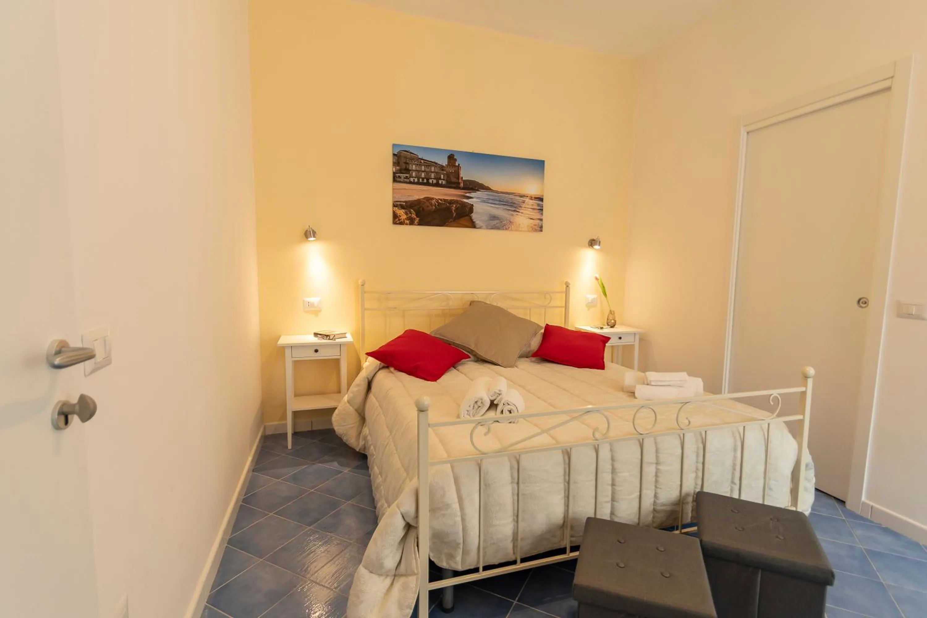 Bed in B&B Posidonia