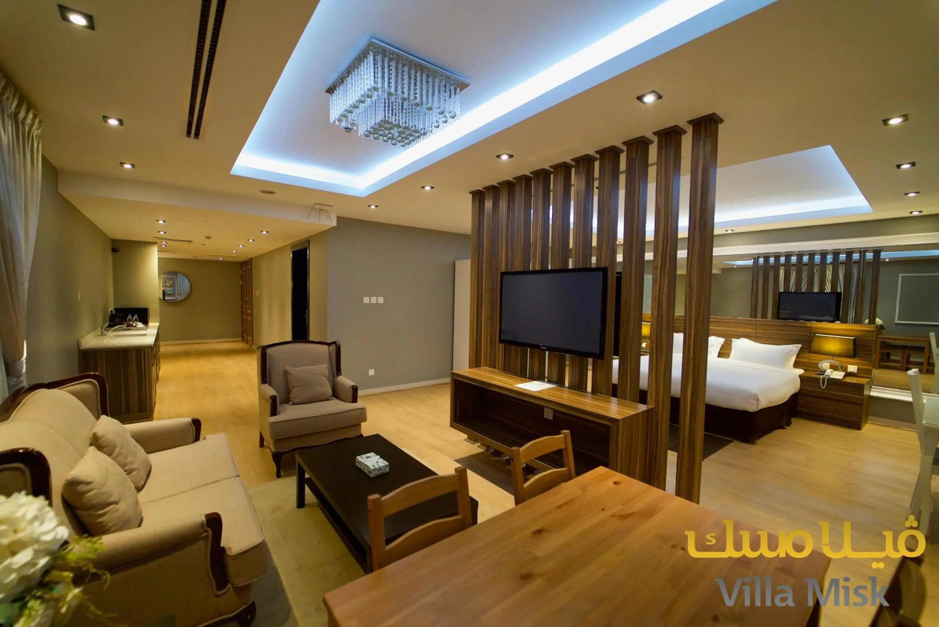 Seating area in Villa Misk Dammam