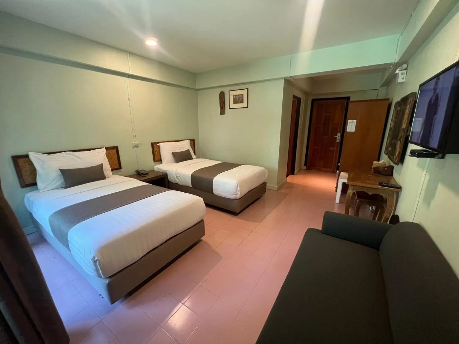 Bed in A Hotel Budget