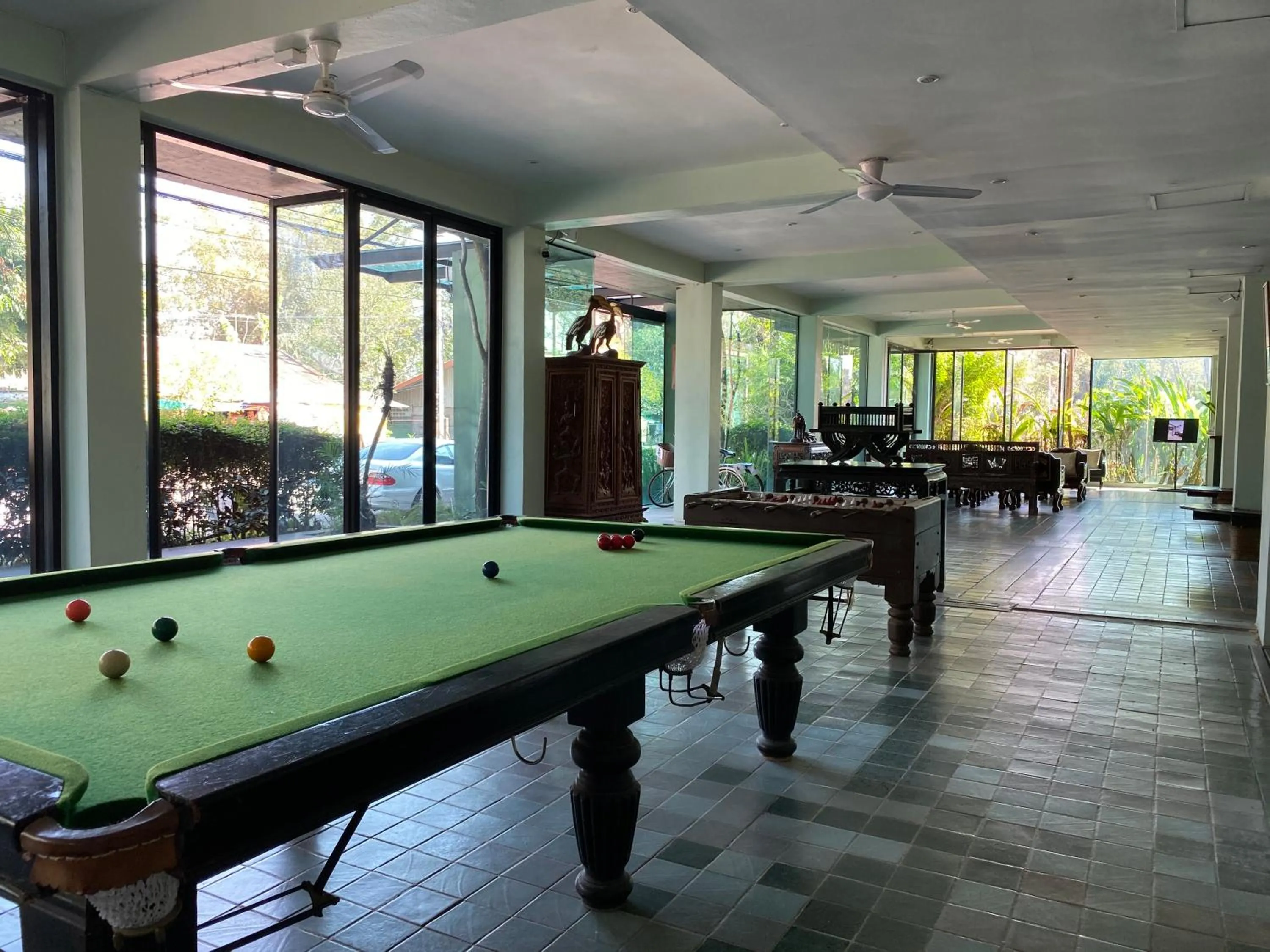 Seating area in A Hotel Budget