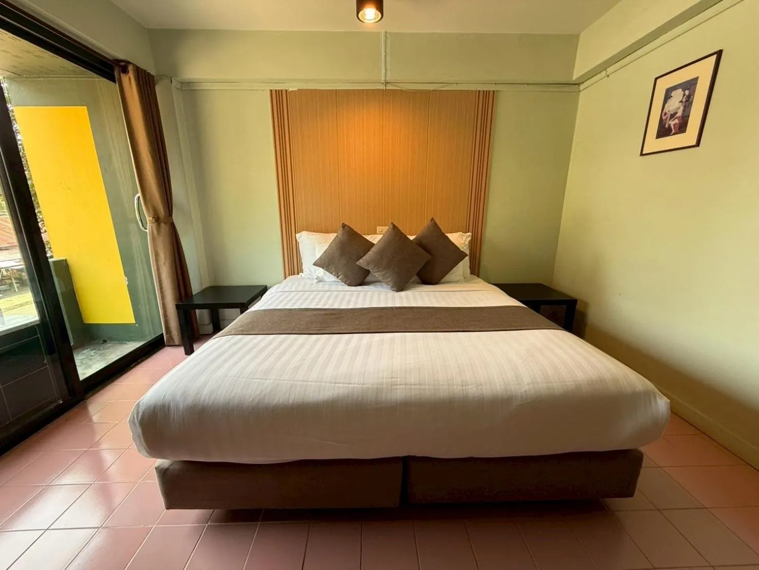 Bed in A Hotel Budget