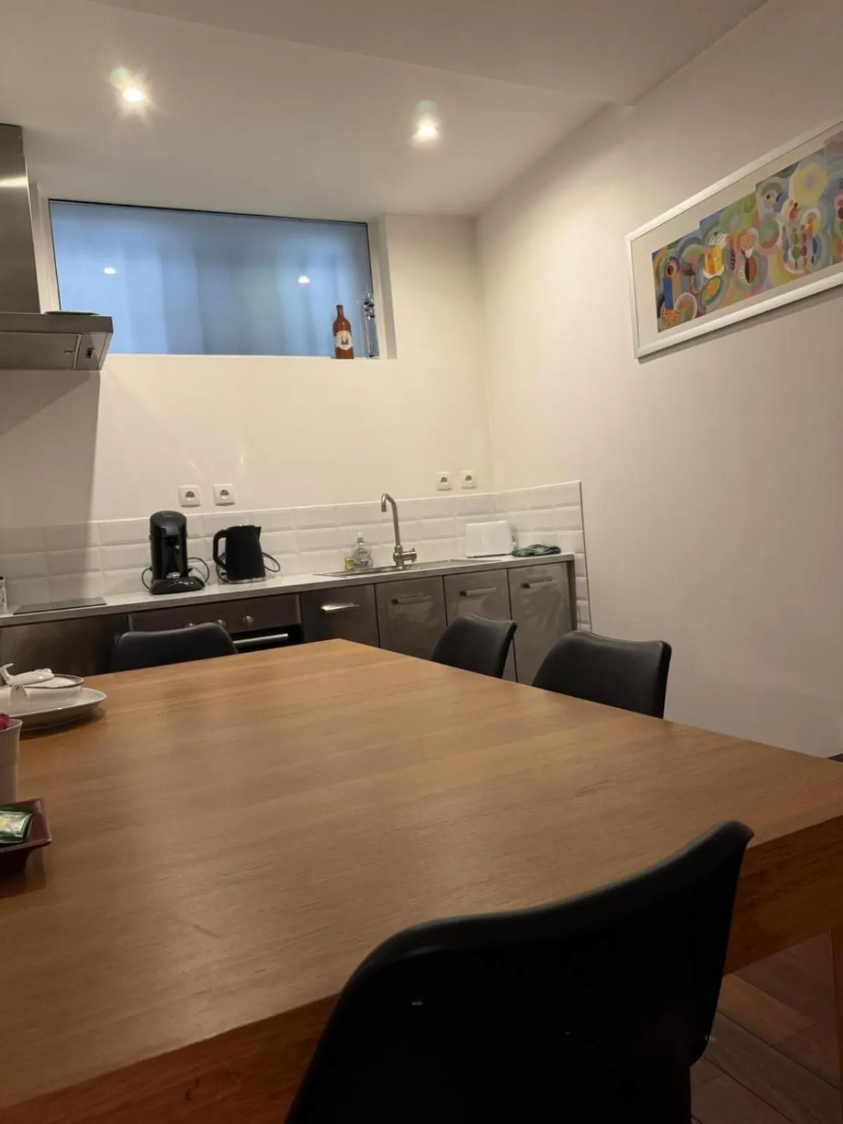 Kitchen or kitchenette in Les Pénates de Loire