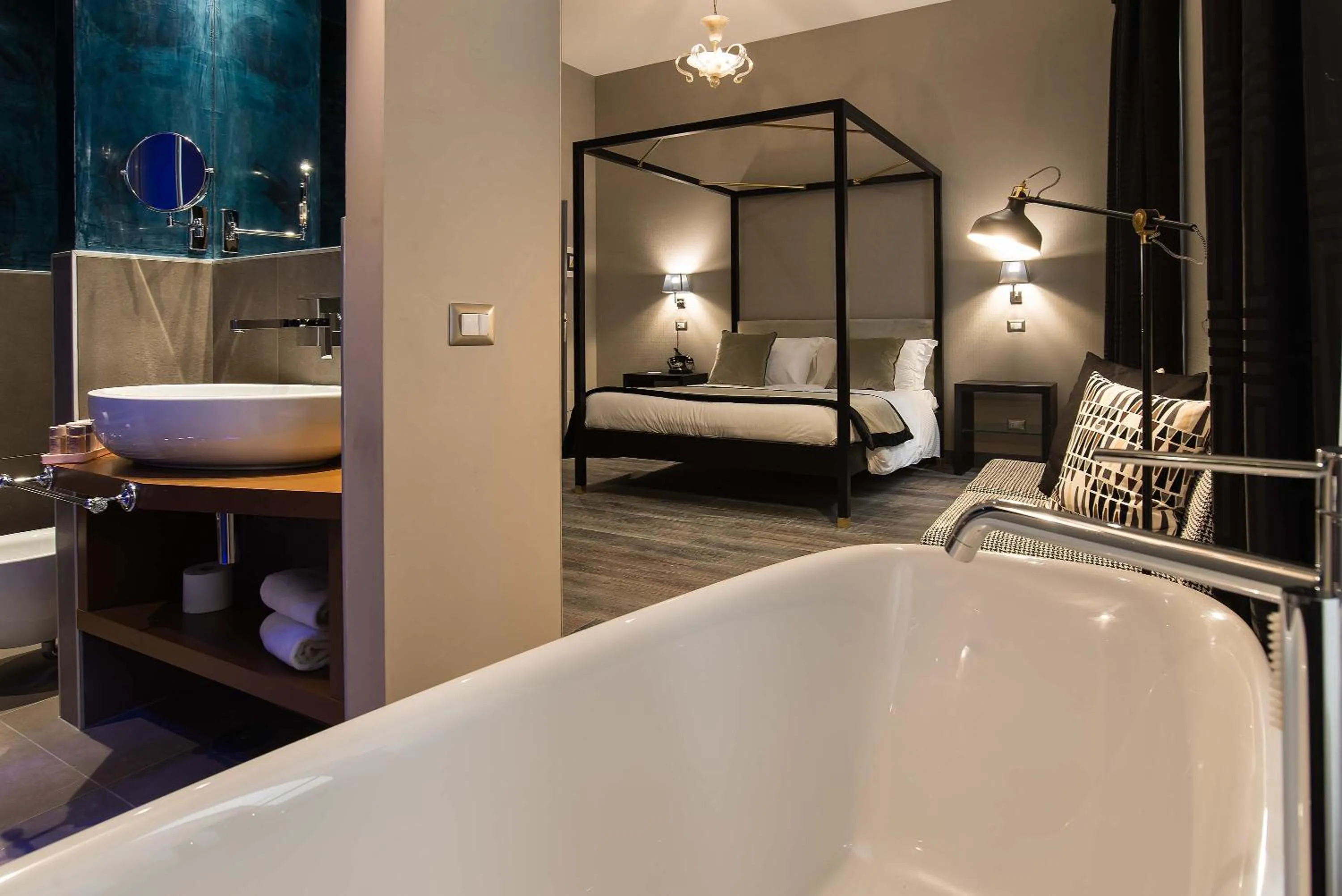 Bedroom, Bed in Colonna Suite Del Corso