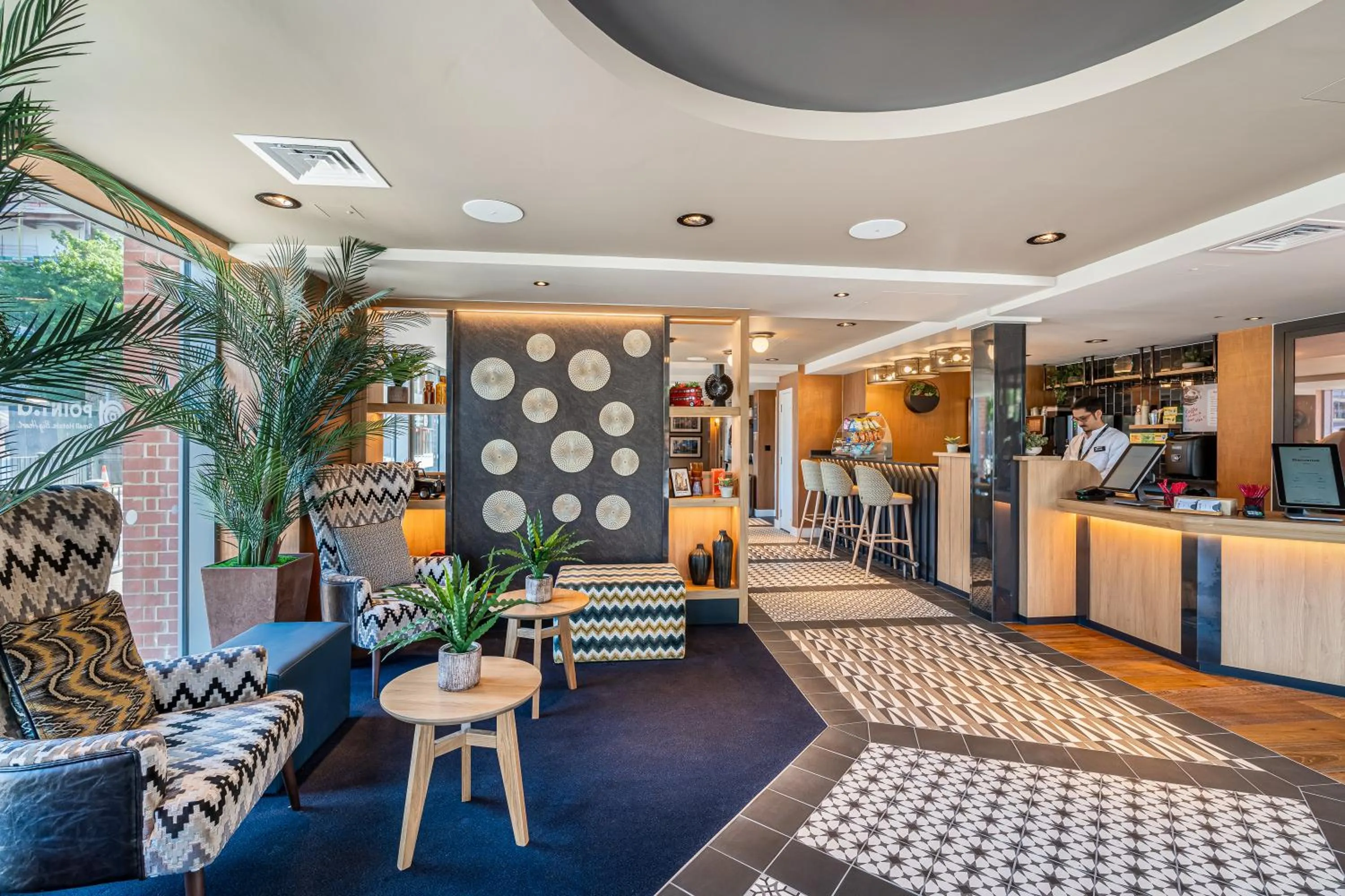 Lobby or reception in Point A Hotel London Canary Wharf