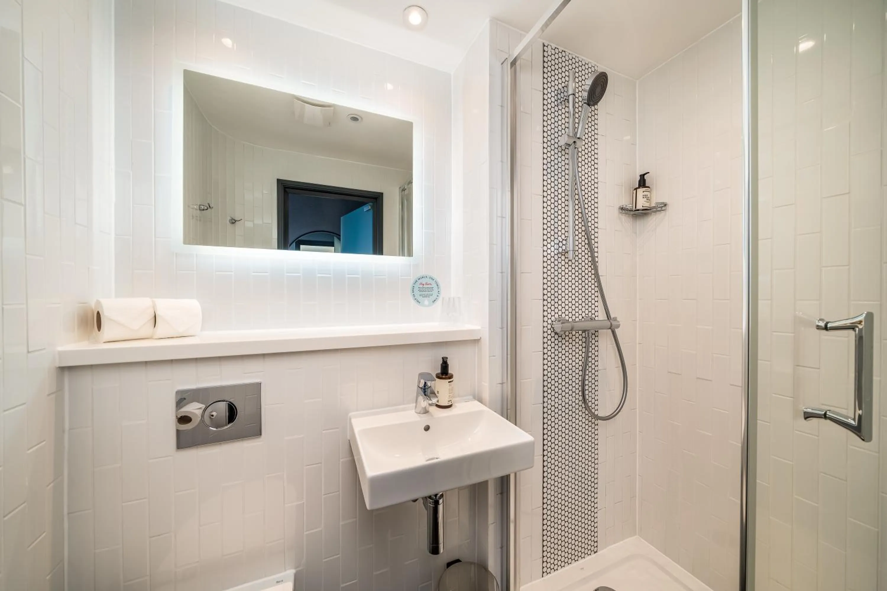 Bathroom in Point A Hotel London Canary Wharf