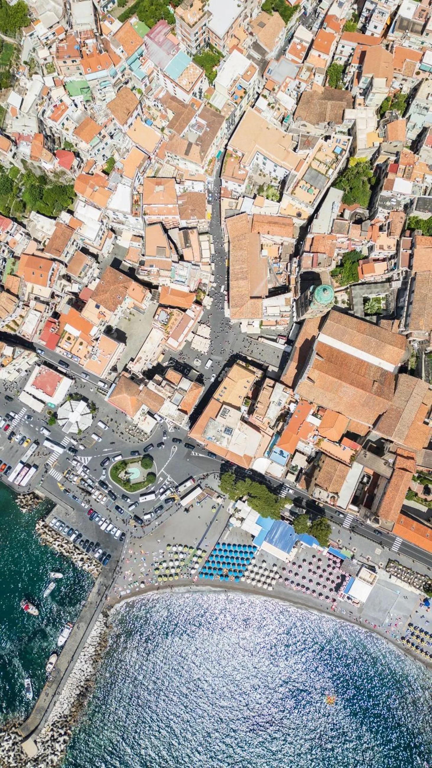 Bird's eye view in Hotel Antica Repubblica in Amalfi center at 100mt from the sea