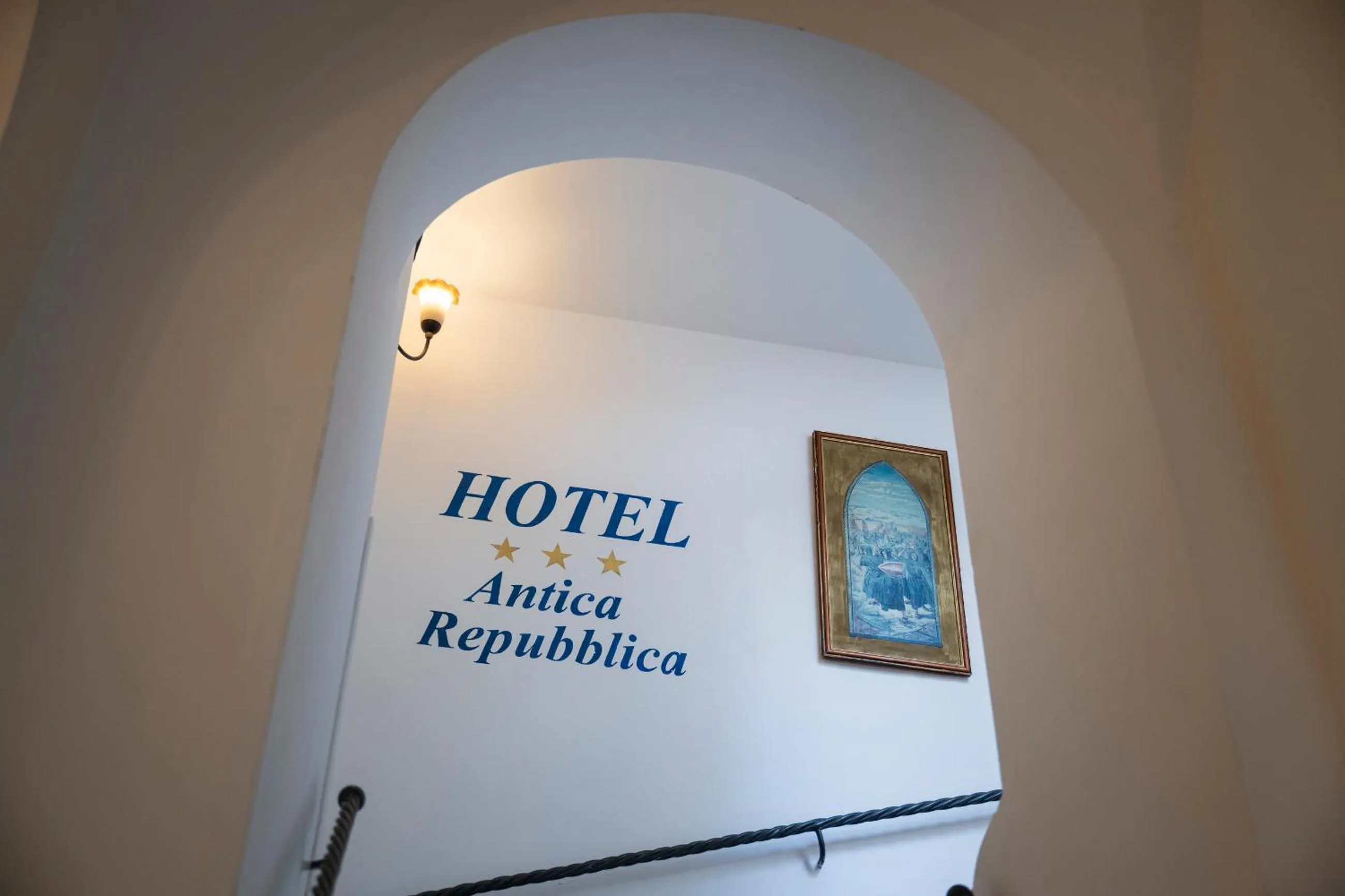 Decorative detail in Hotel Antica Repubblica in Amalfi center at 100mt from the sea