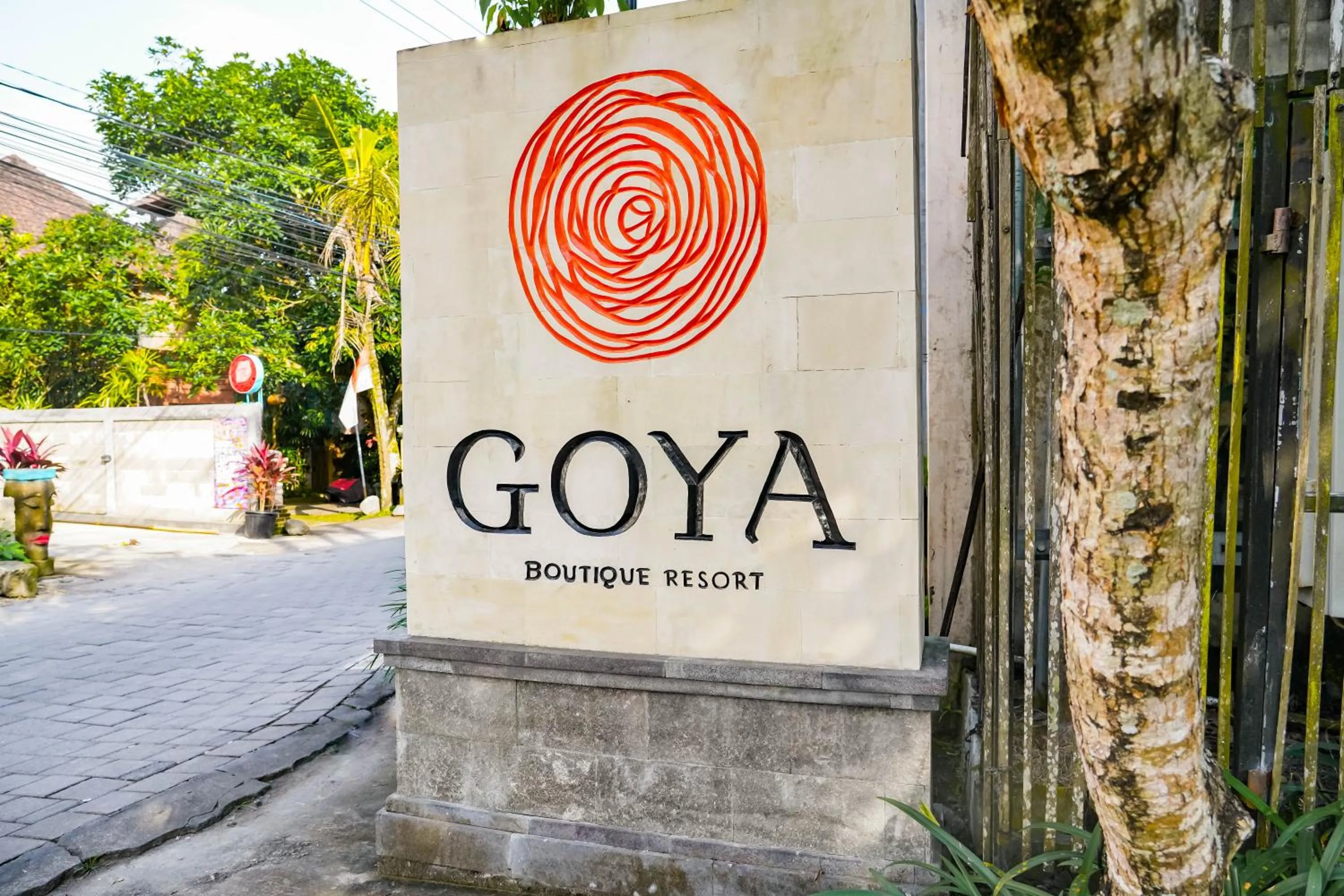 Property logo or sign in Goya Boutique Resort
