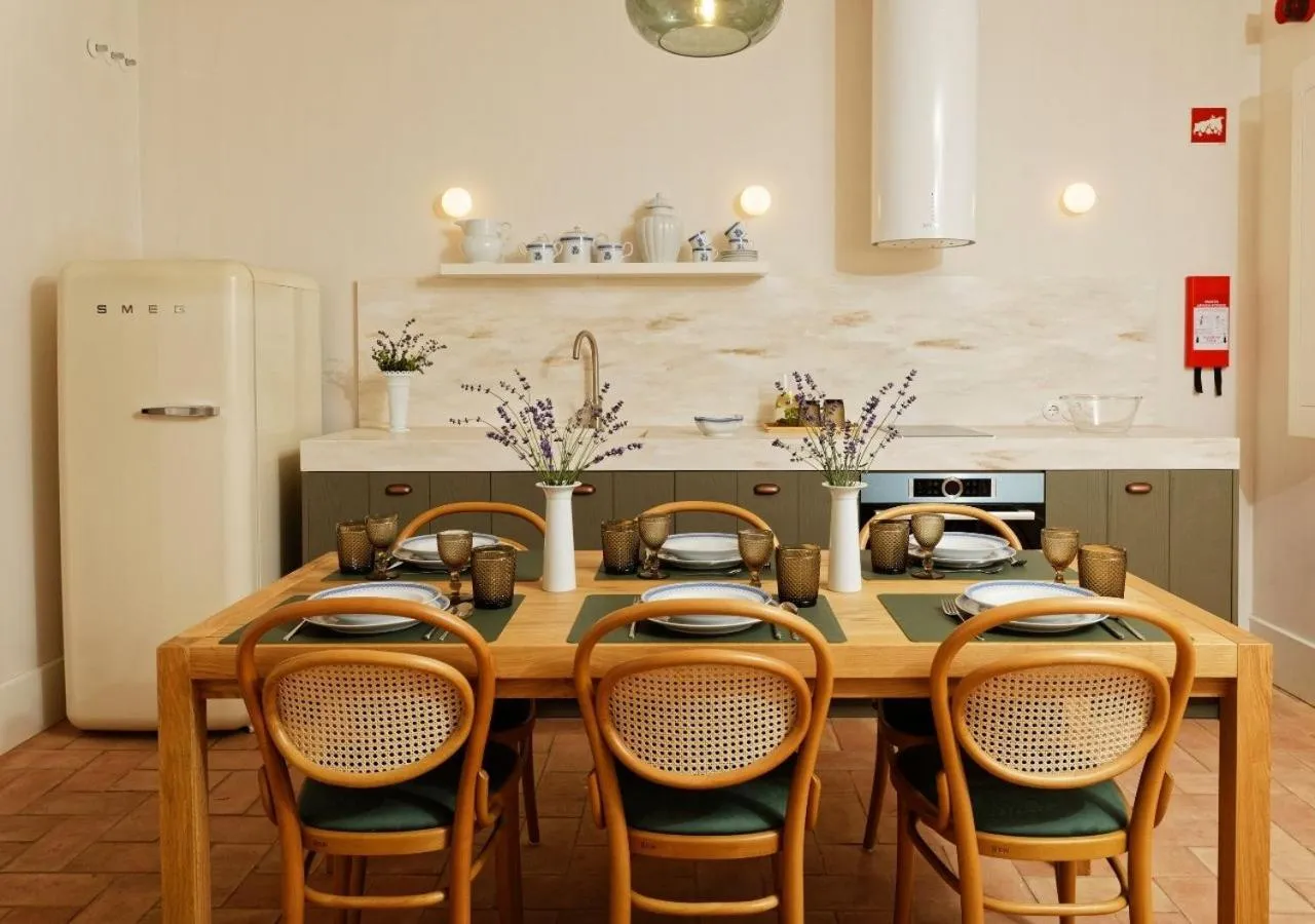 Kitchen or kitchenette in Montebelo Vista Alegre Ílhavo Hotel