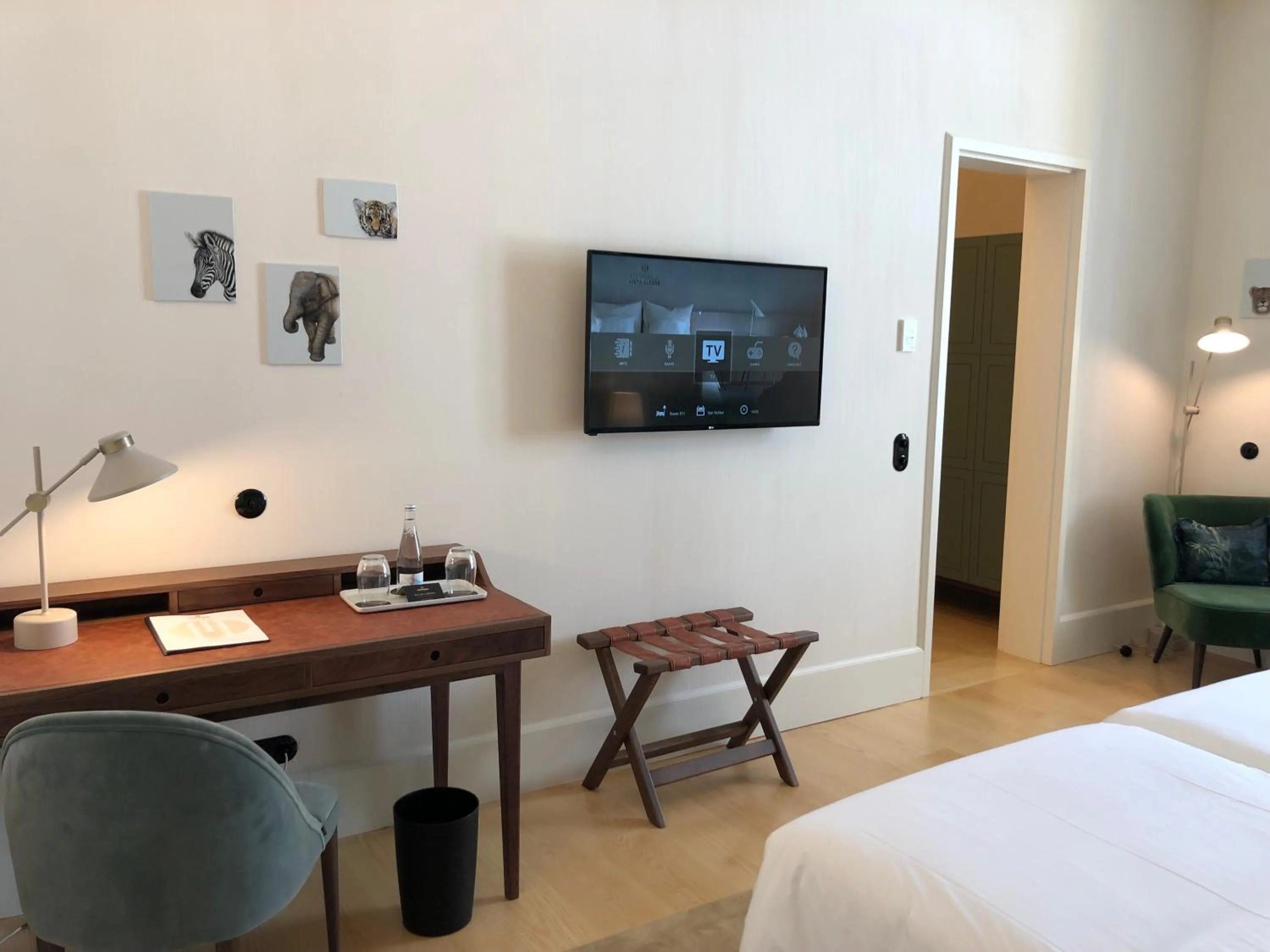 TV and multimedia, Bed in Montebelo Vista Alegre Ílhavo Hotel