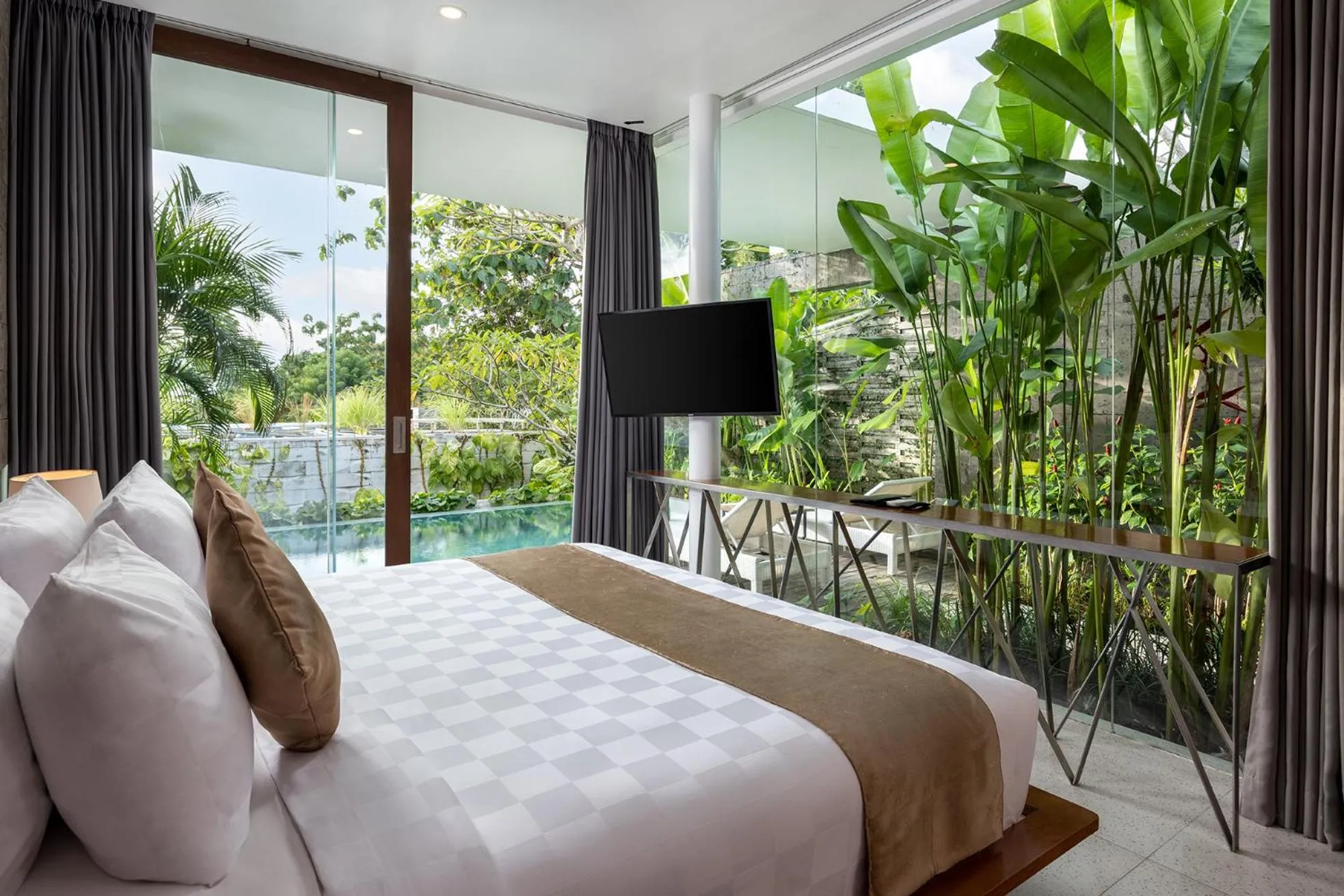 Bedroom, Bed in Hideaway Villas Bali - Uluwatu by Kanaan Hospitality