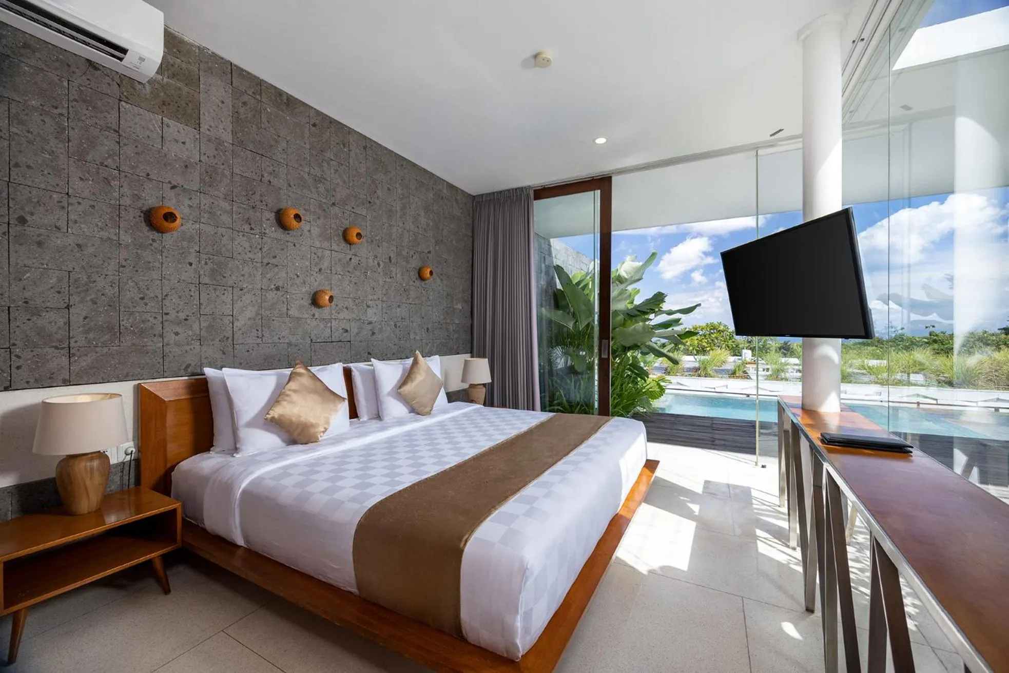 Bedroom, Bed in Hideaway Villas Bali - Uluwatu by Kanaan Hospitality