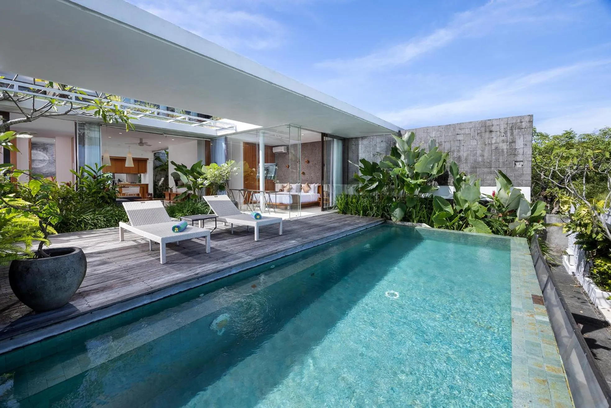 Swimming pool in Hideaway Villas Bali - Uluwatu by Kanaan Hospitality