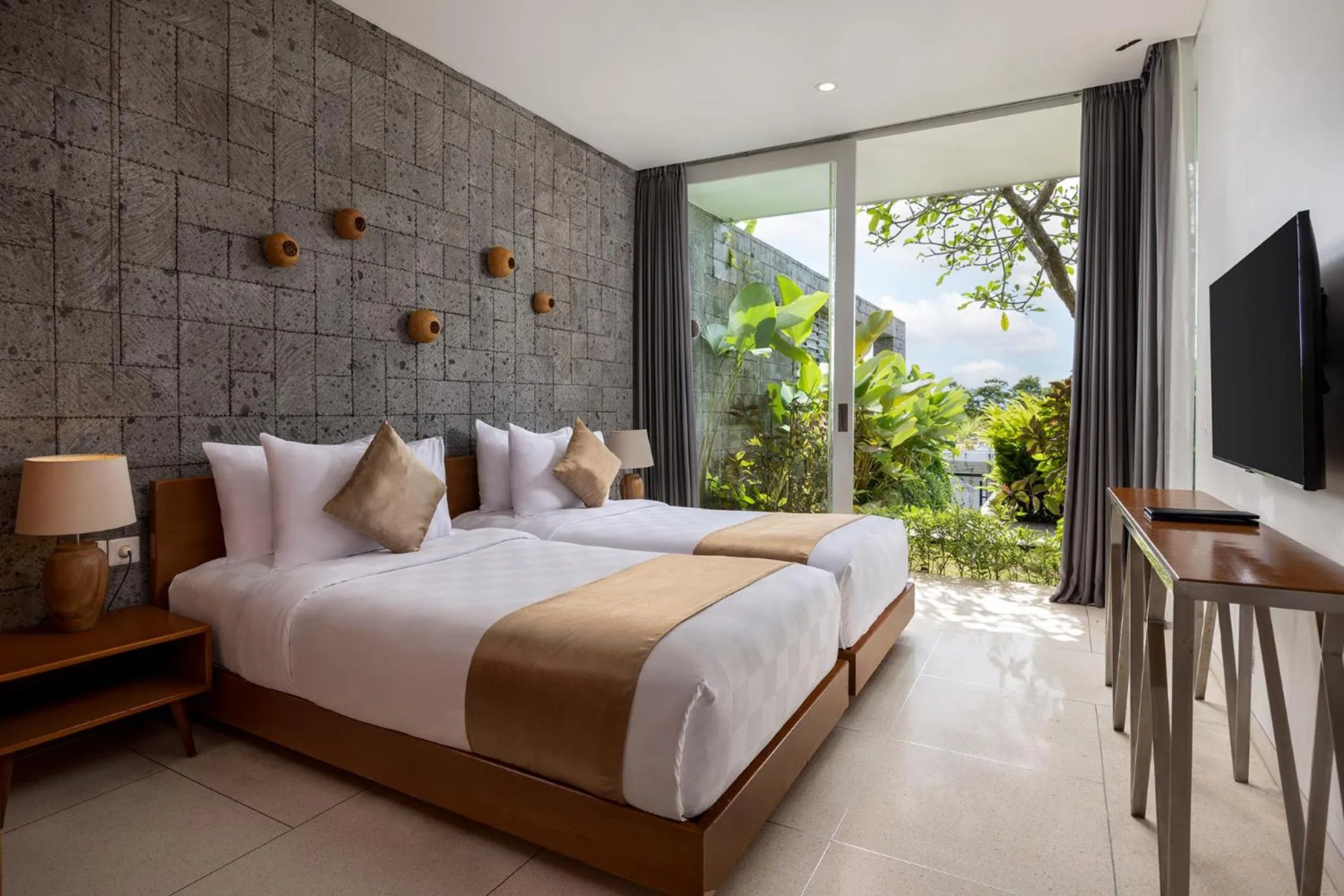 Bedroom, Bed in Hideaway Villas Bali - Uluwatu by Kanaan Hospitality