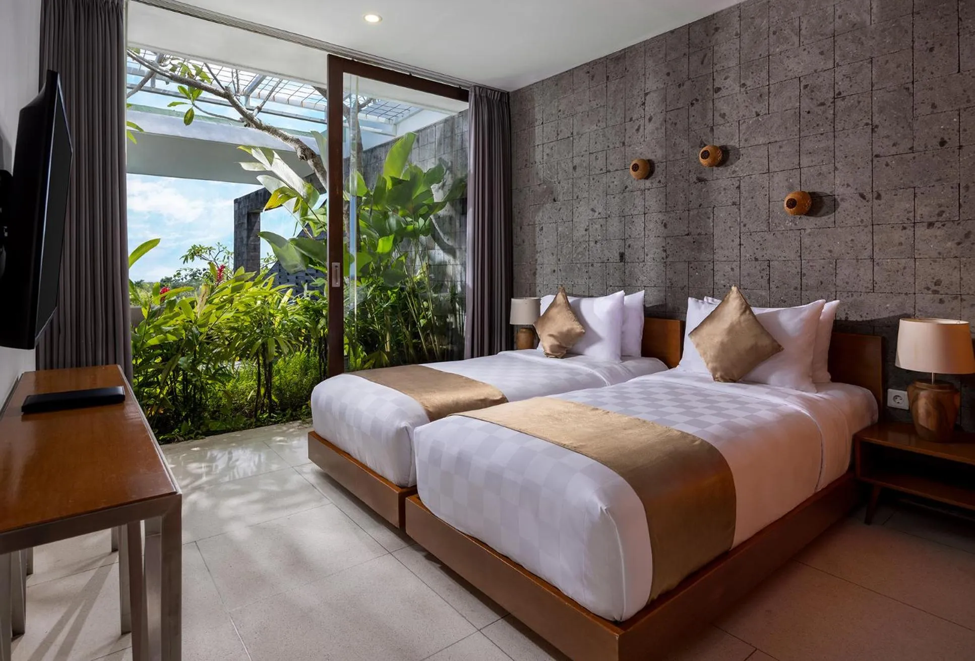 Bedroom, Bed in Hideaway Villas Bali - Uluwatu by Kanaan Hospitality