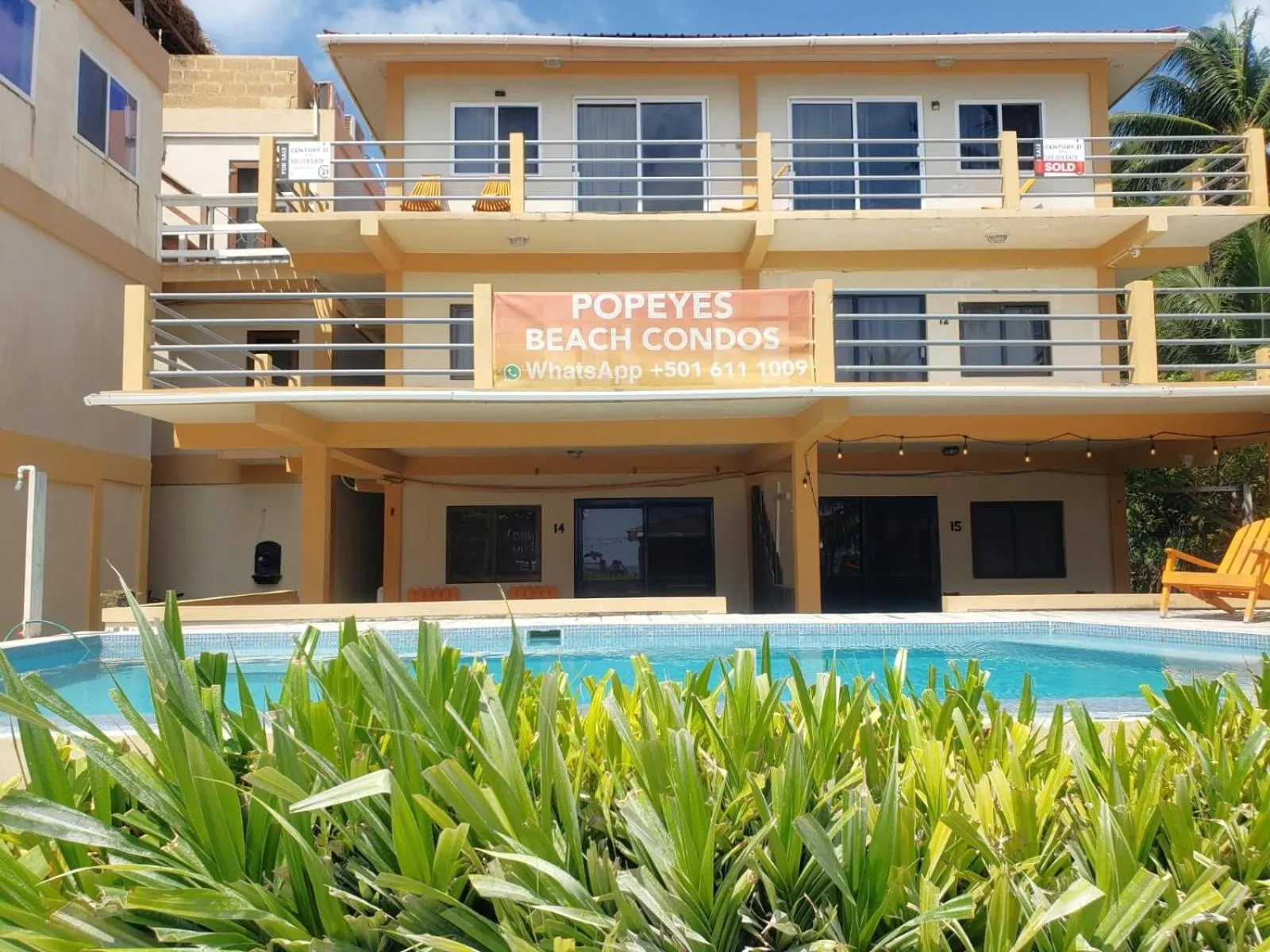 Beach Side Condos Caye Caulker by CCVH