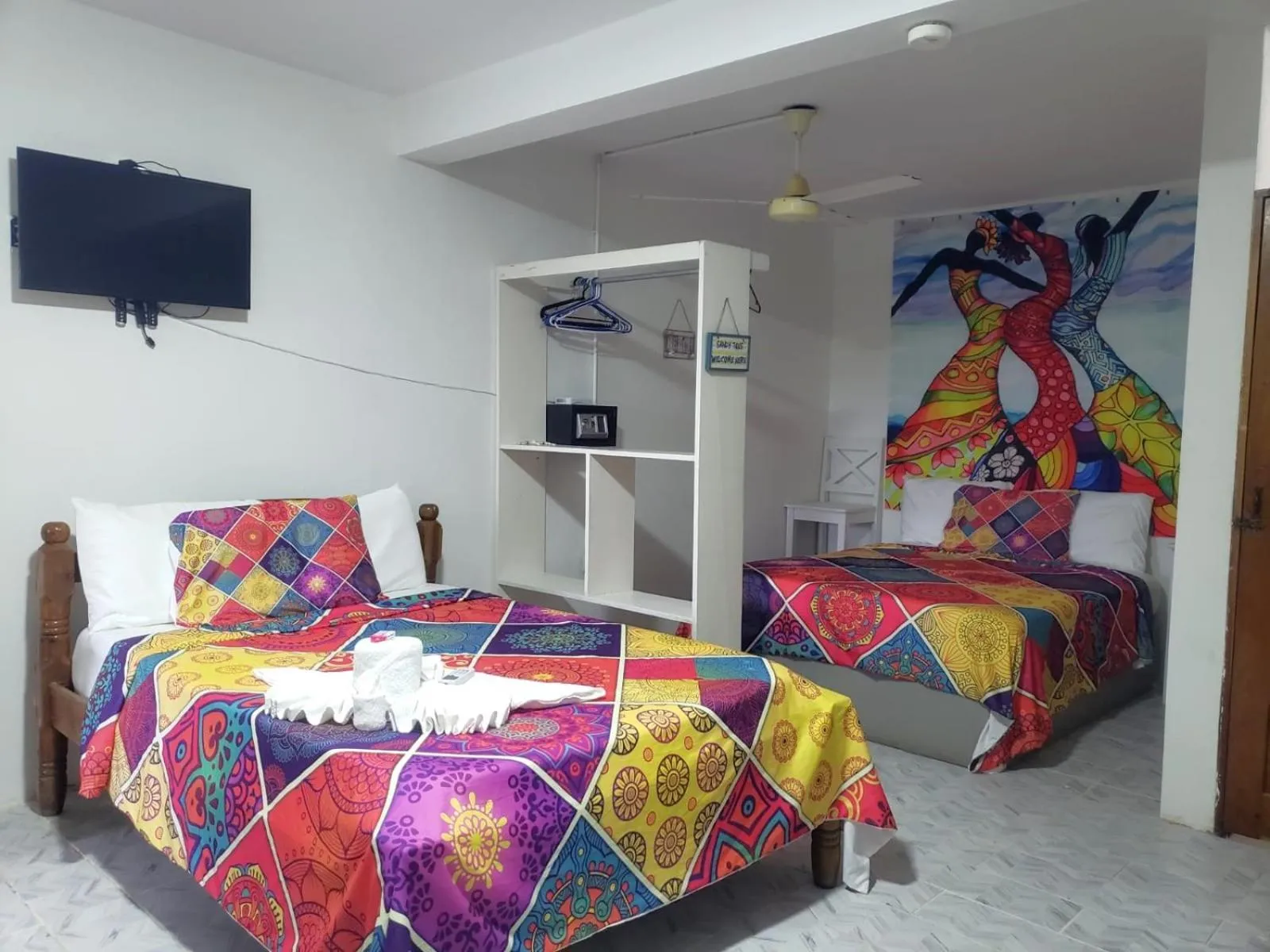 Bed in Beach Side Condos Caye Caulker by CCVH
