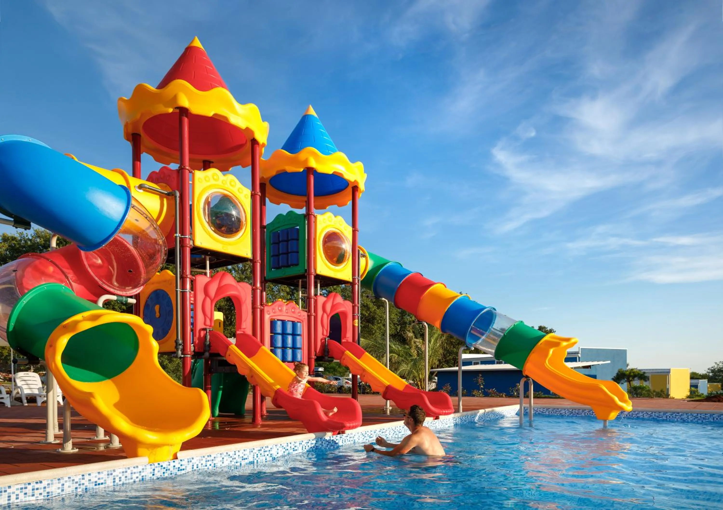 Aqua park in Aminess Maravea Camping Resort Holiday Homes - Premium