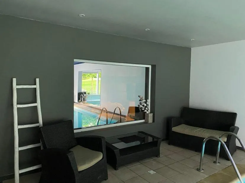 Pool view in La Couette de l'Ours