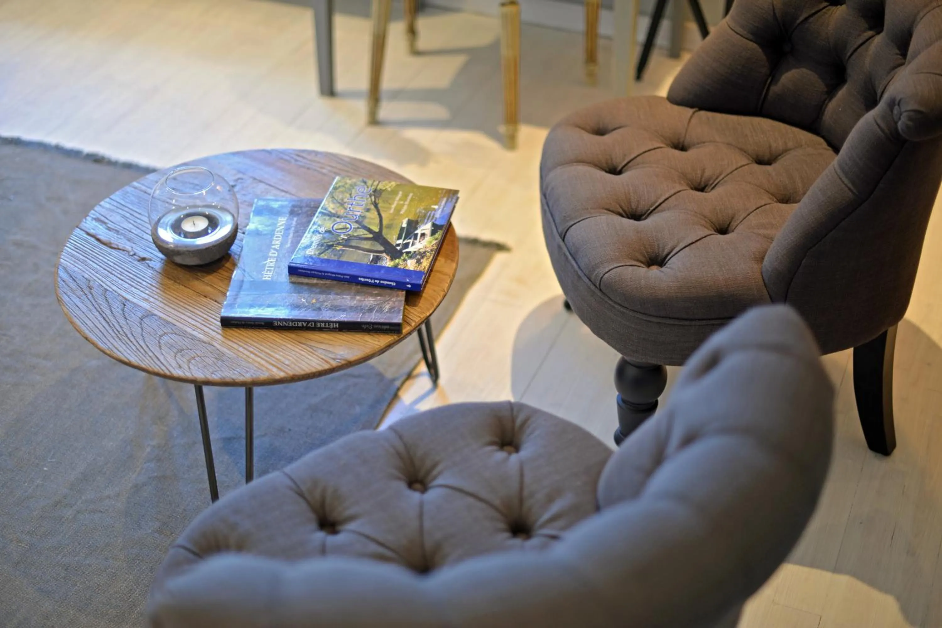 Seating area in La Couette de l'Ours