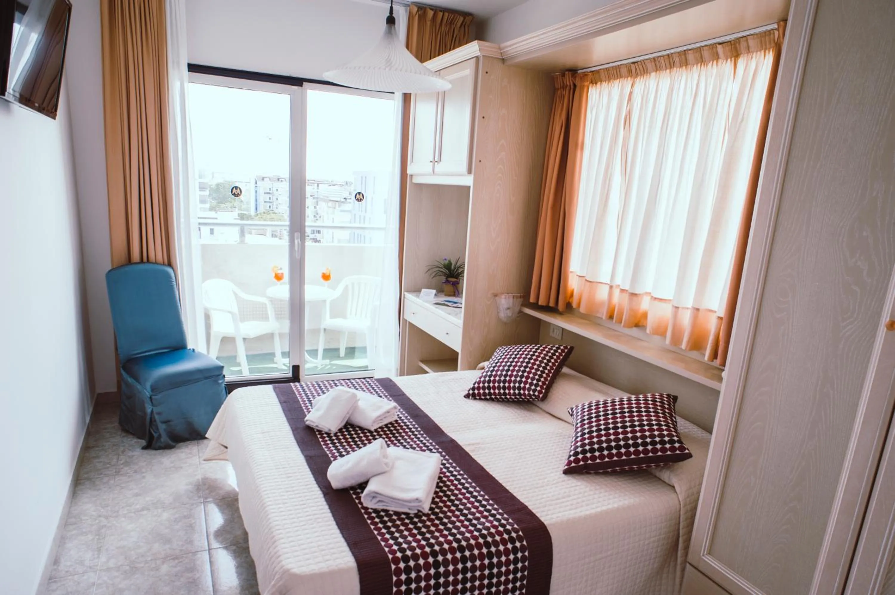 Bed in Hotel Margherita