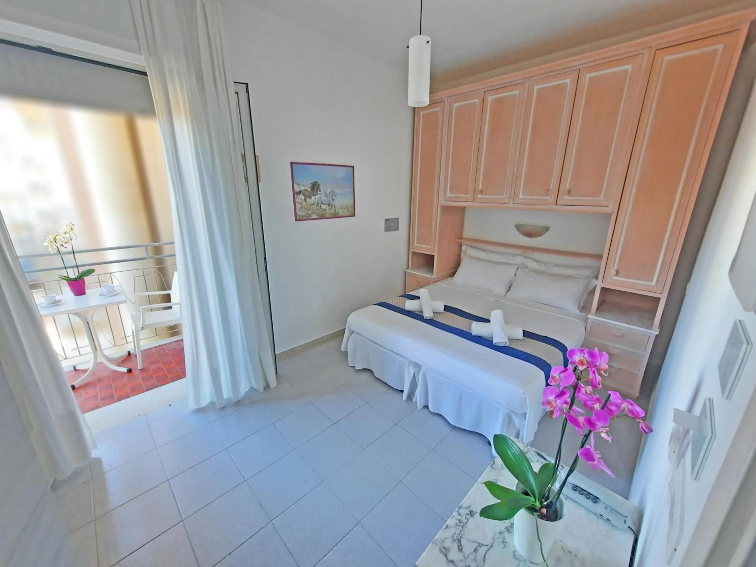 Bed in Hotel Margherita