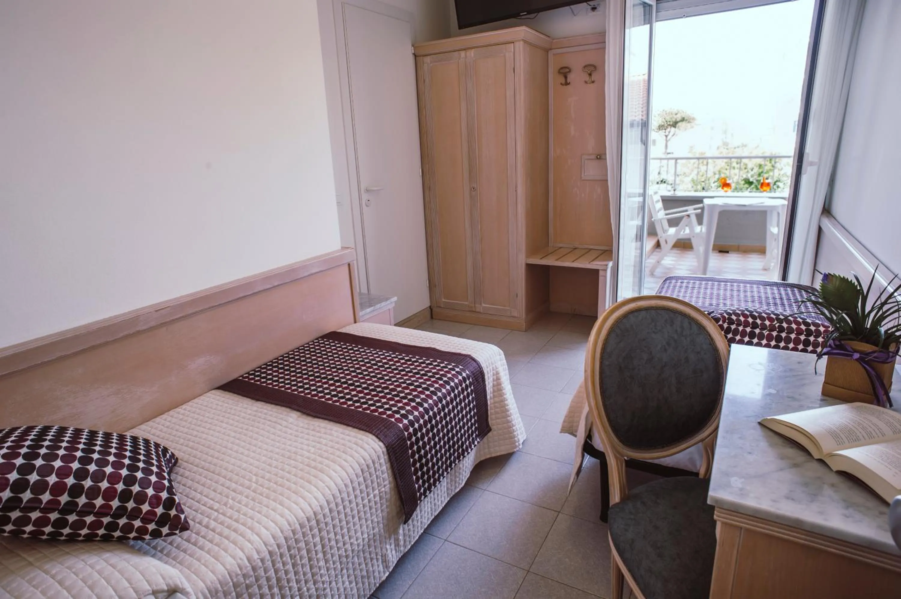 Bed in Hotel Margherita