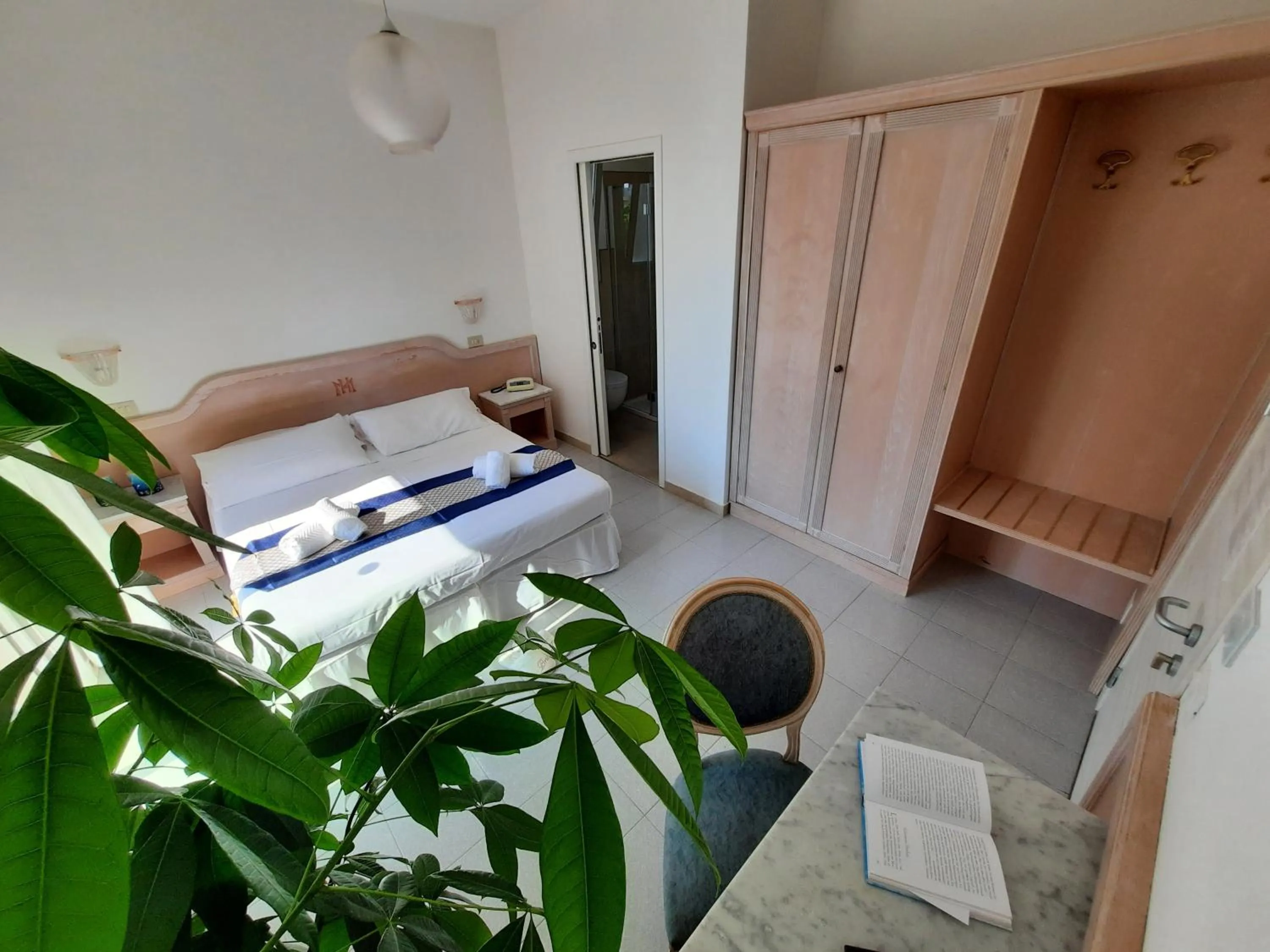 Bed in Hotel Margherita