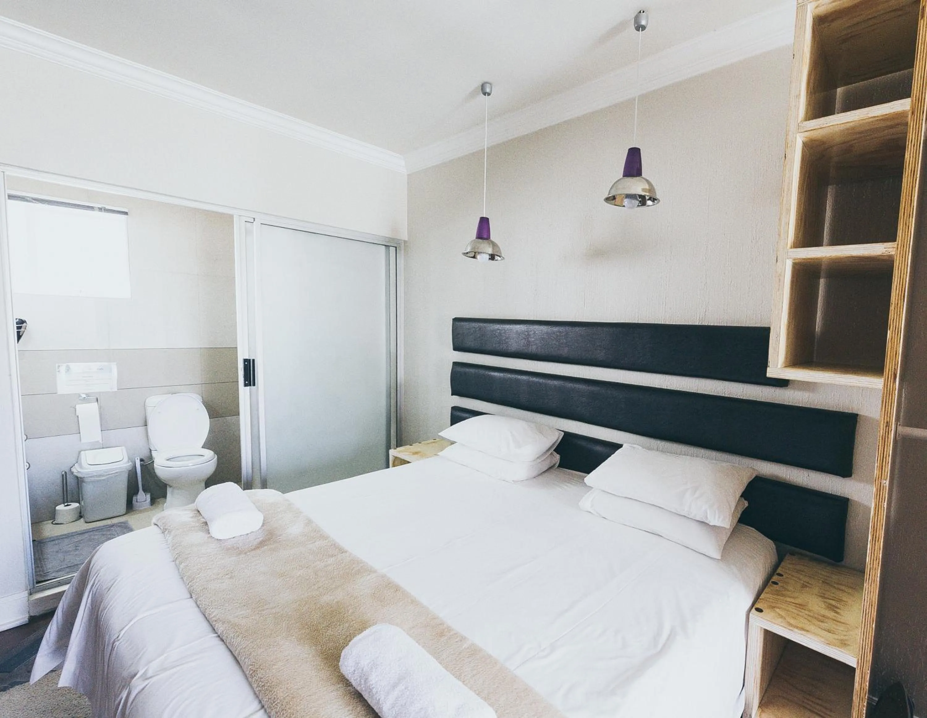 Bathroom, Bed in B and B Sandton