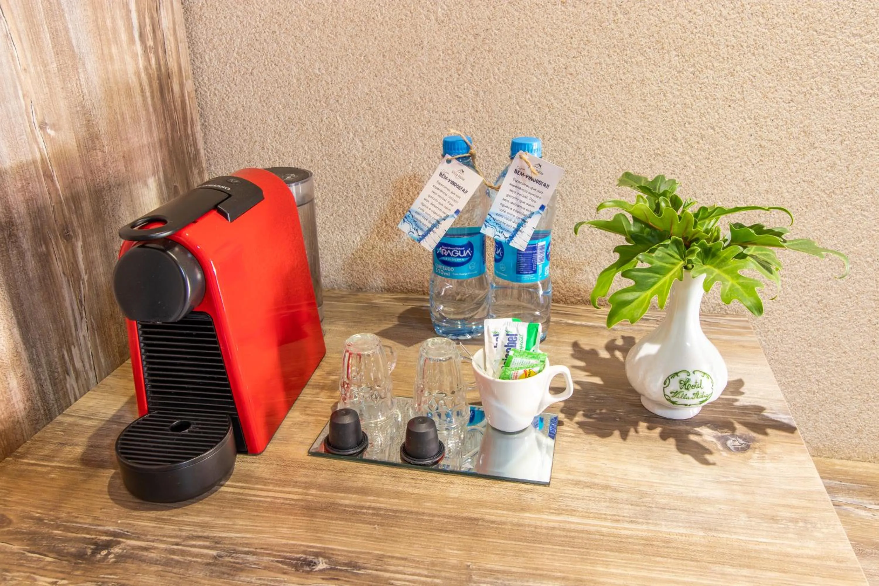 Coffee/tea facilities in Hotel Pousada Villa Itália Olímpia