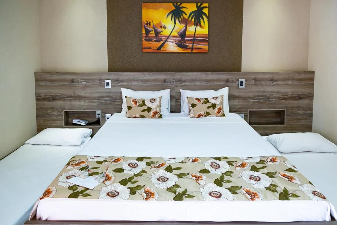 Bed in Hotel Pousada Villa Itália Olímpia