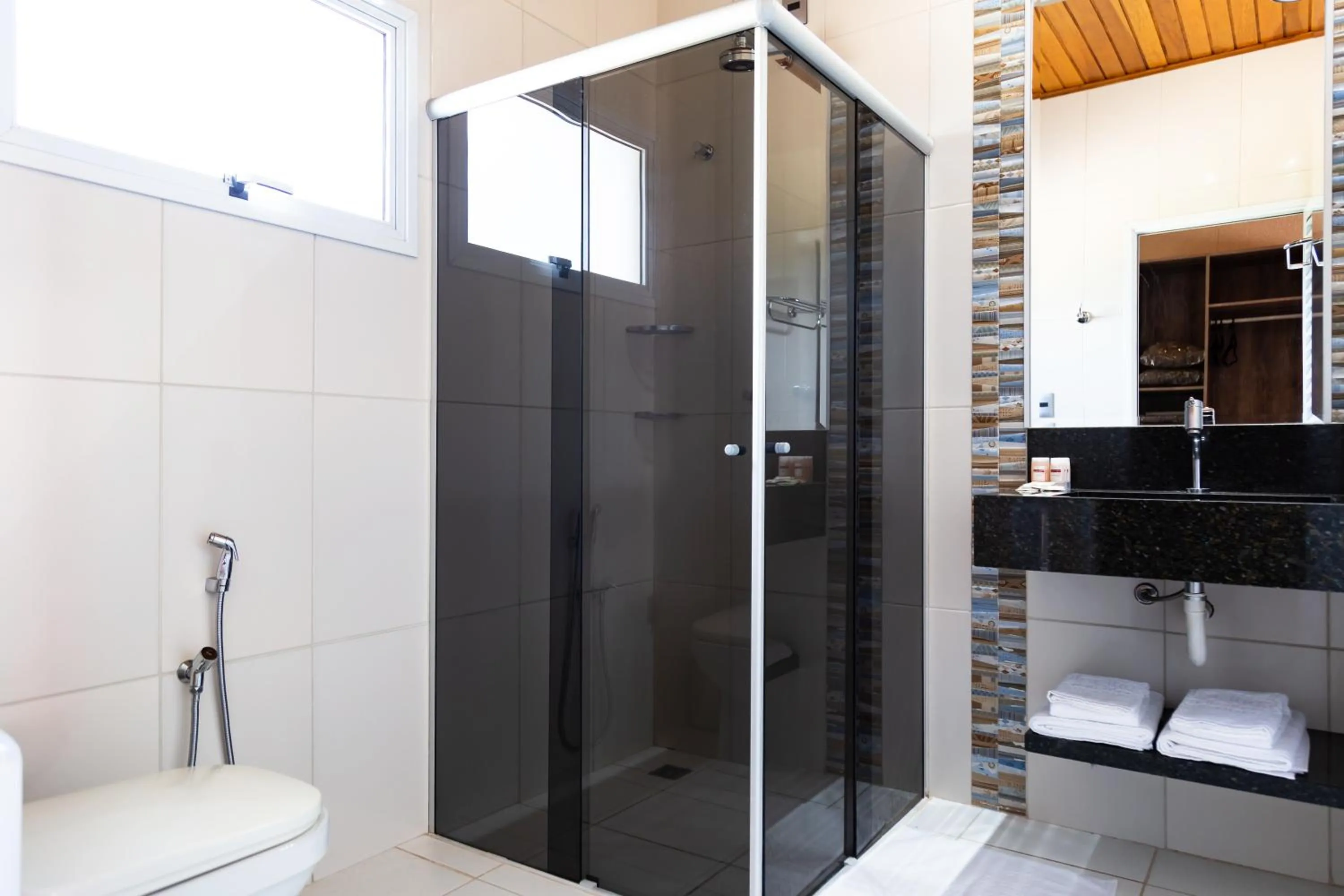 Bathroom in Hotel Pousada Villa Itália Olímpia