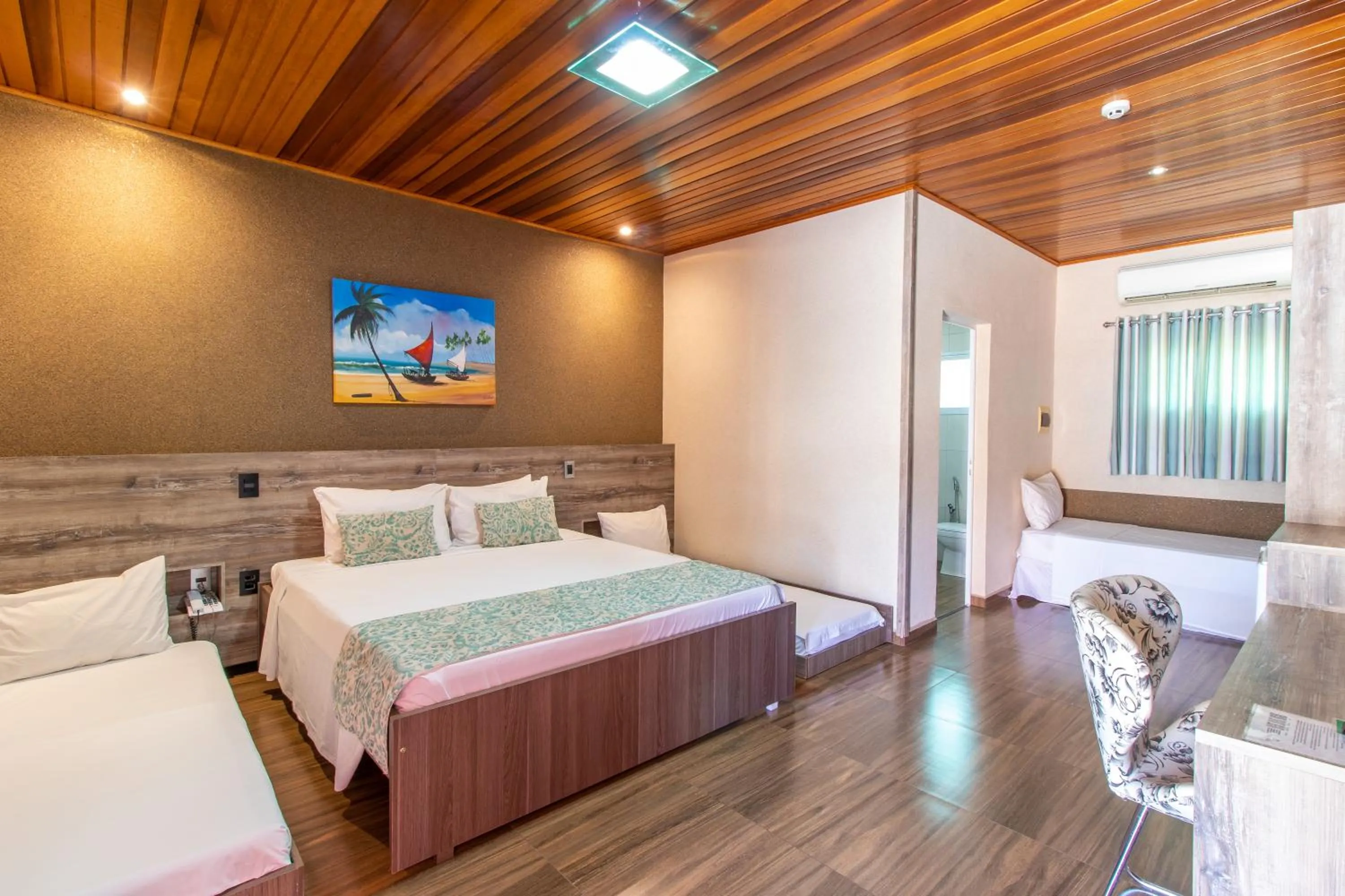 Bed in Hotel Pousada Villa Itália Olímpia