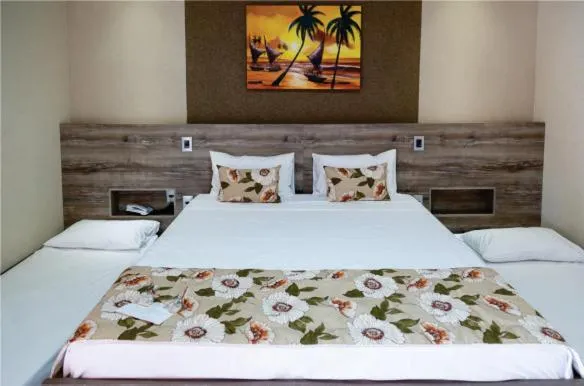 Bed in Hotel Pousada Villa Itália Olímpia