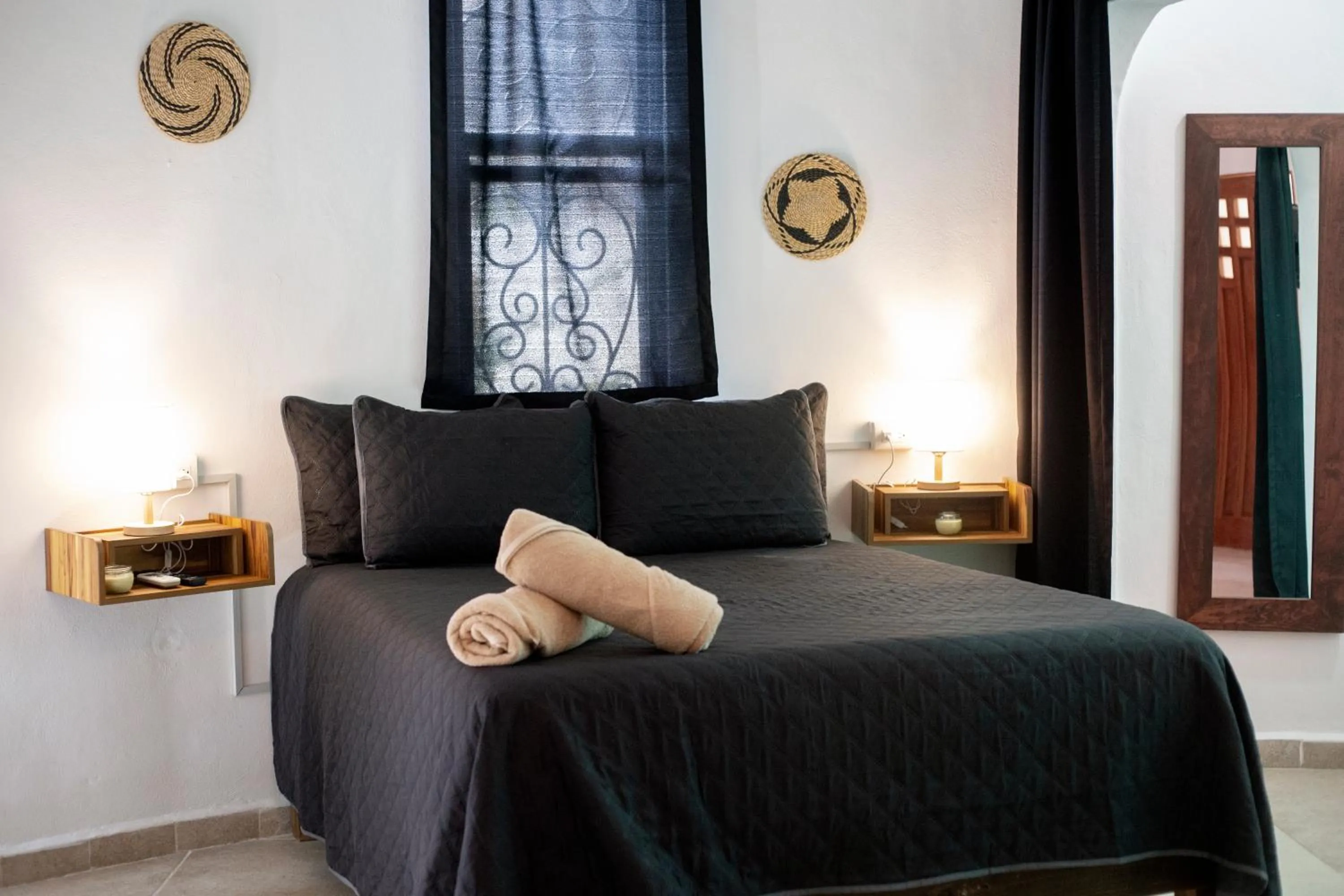 Bed in Sonido del mar Hotel Boutique & Yoga Loft