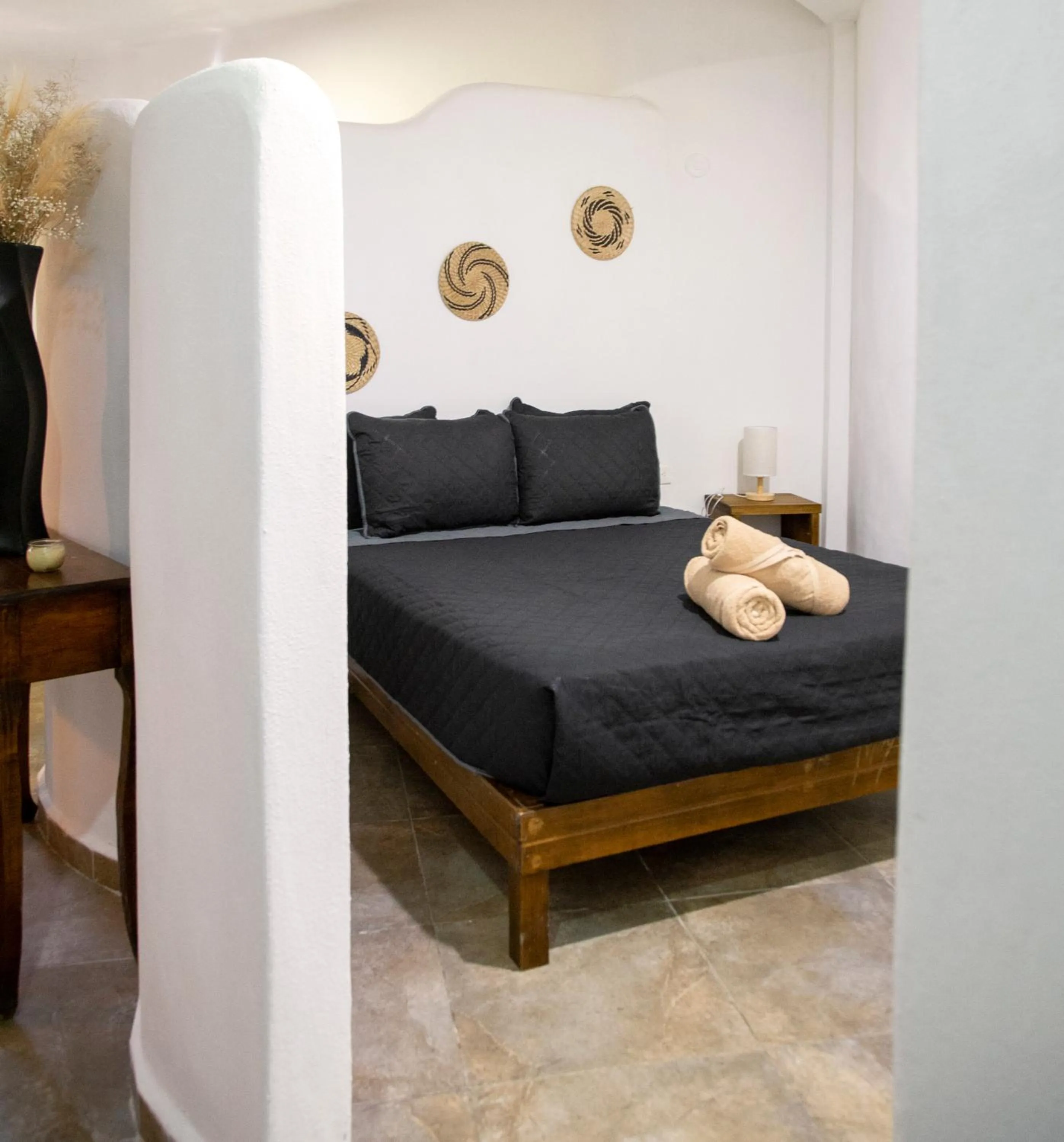 Bed in Sonido del mar Hotel Boutique & Yoga Loft