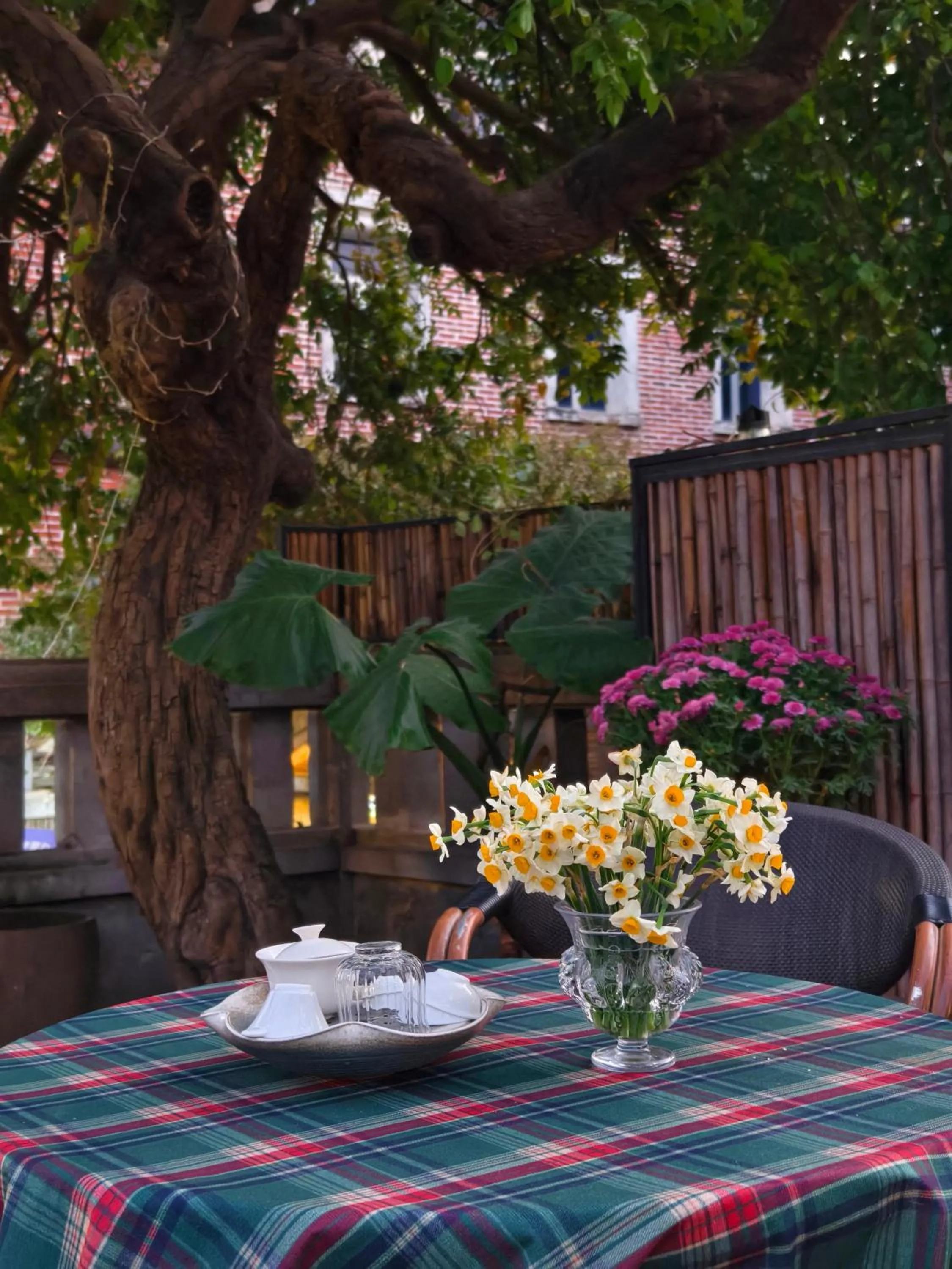 Garden view in Xiamen Gulangyu Heitan Hotel