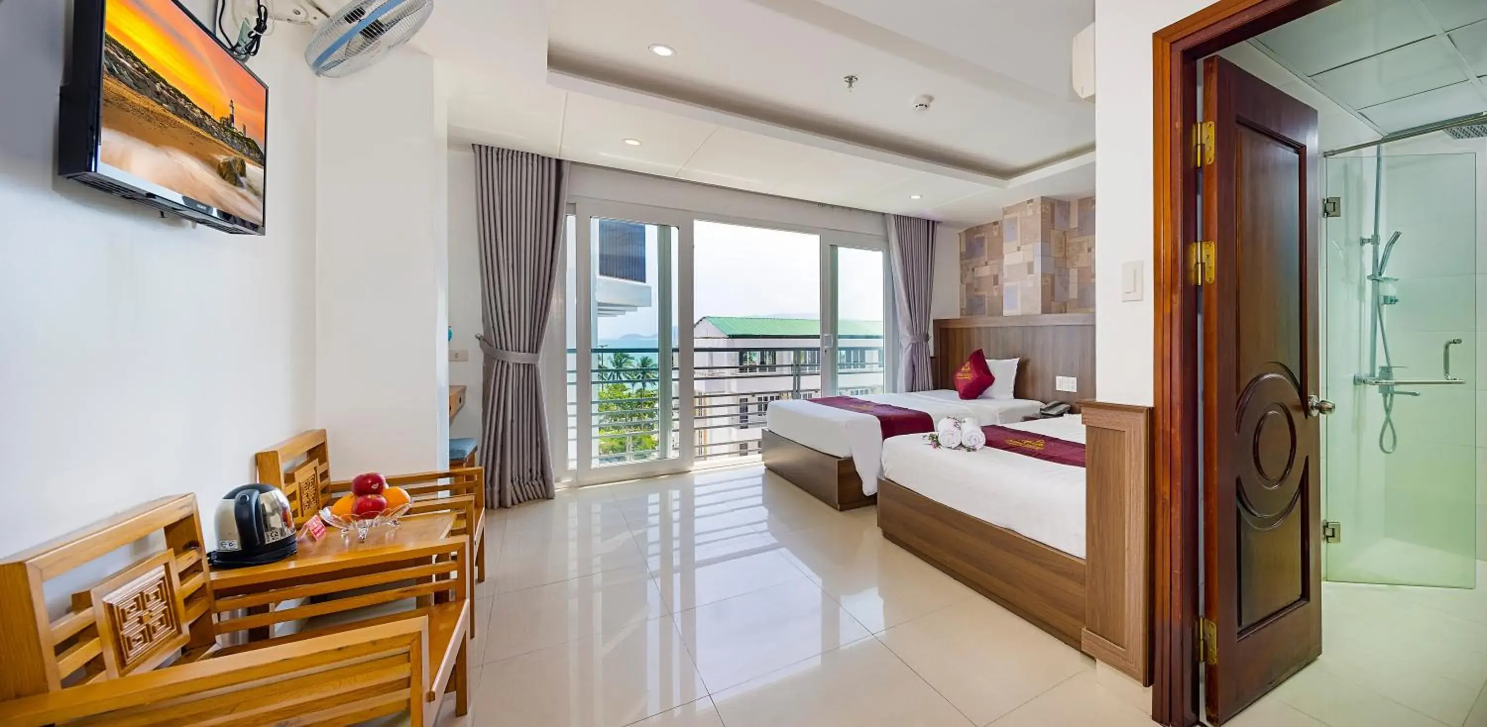 Family Room with Balcony in Dubai Nha Trang Hotel managed by HT Family Room with Balcony in Dubai Nha Trang Hotel managed by HT