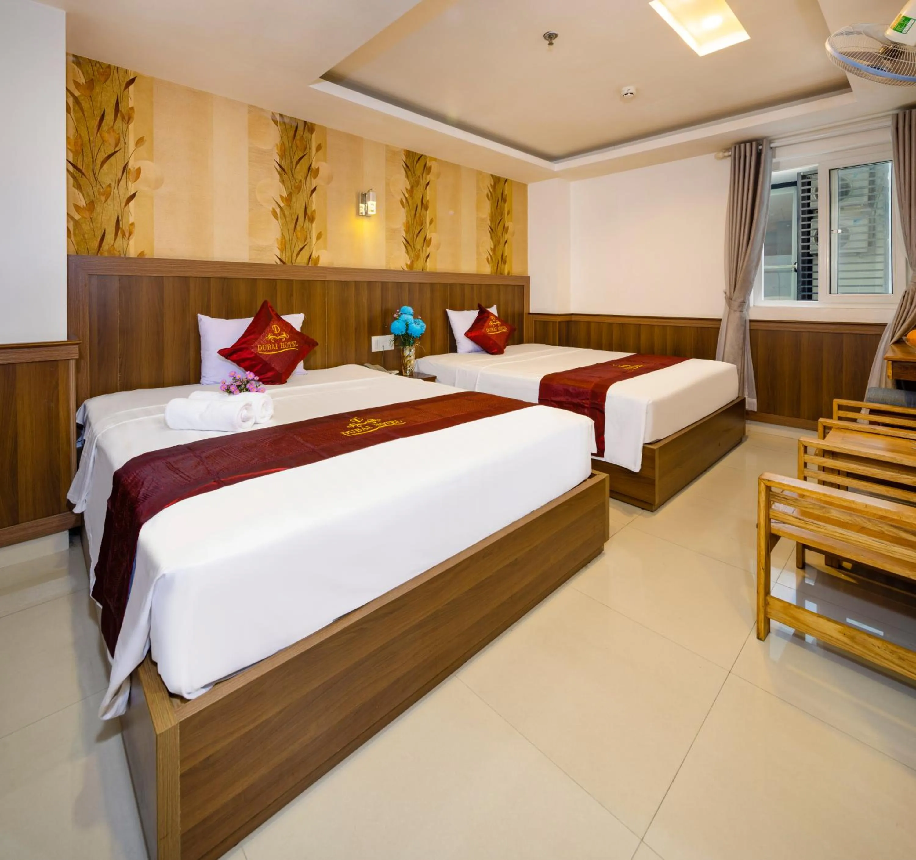 Photo of the whole room, Bed in Dubai Nha Trang Hotel managed by HT