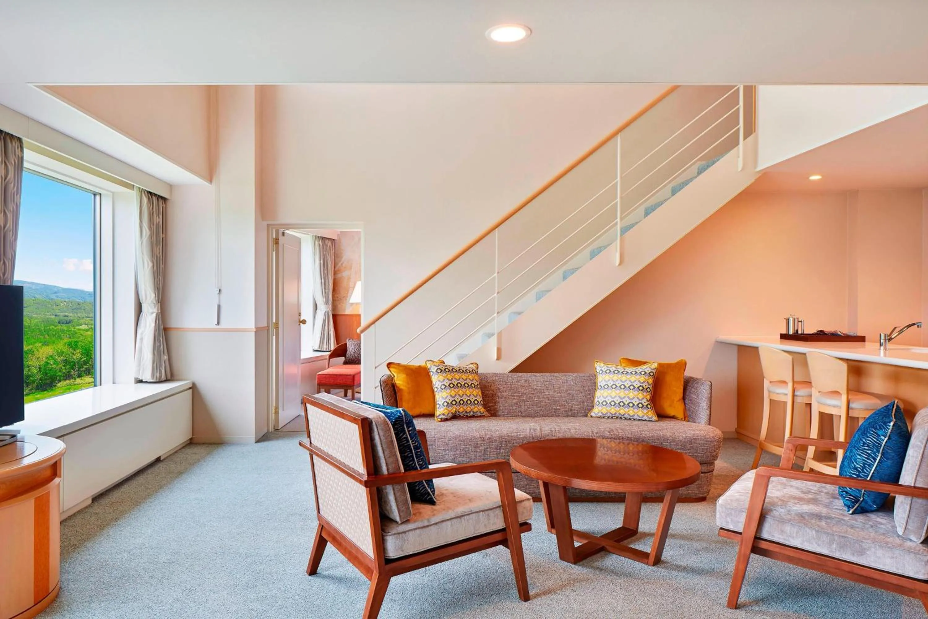 Living room in The Westin Rusutsu Resort