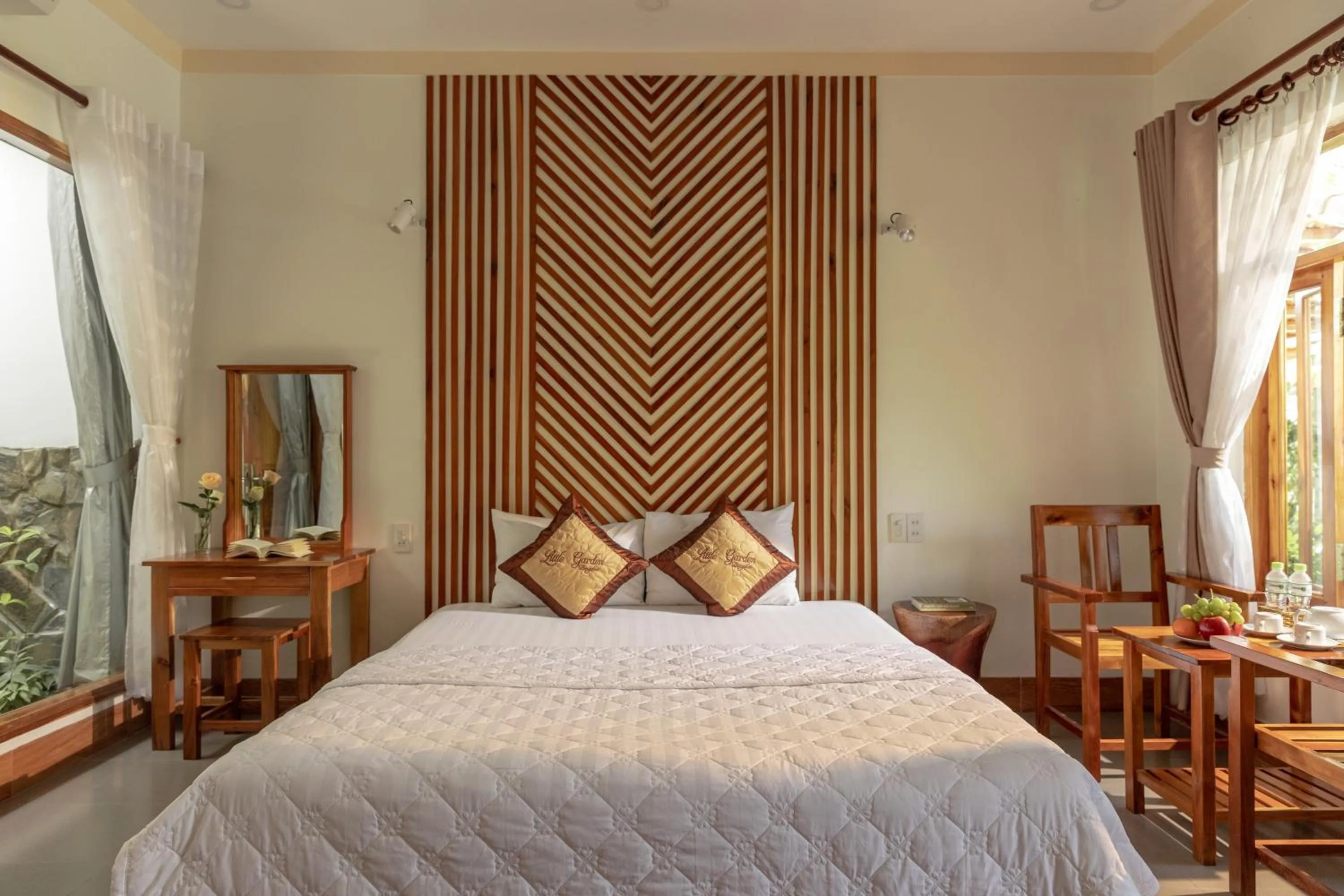 Bed in Little Garden Bungalow