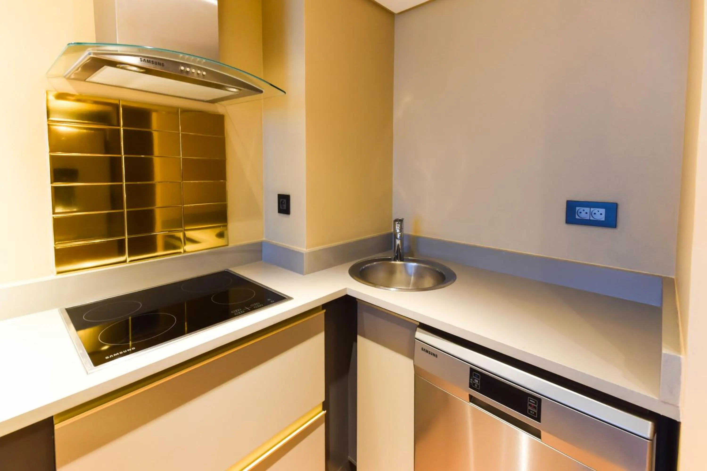 Kitchen or kitchenette in Hotel 2 Fevrier