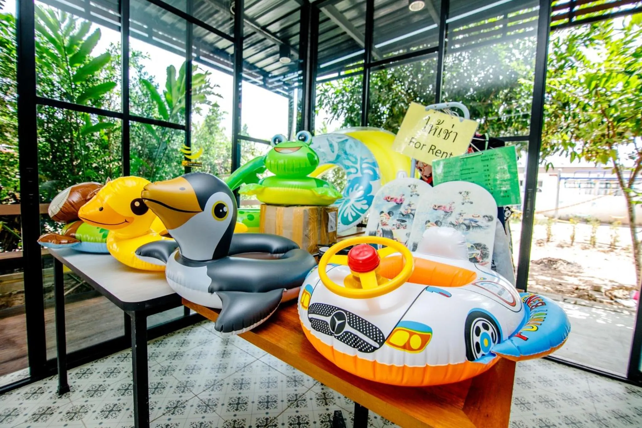 Aqua park in Banana Resort Sadao