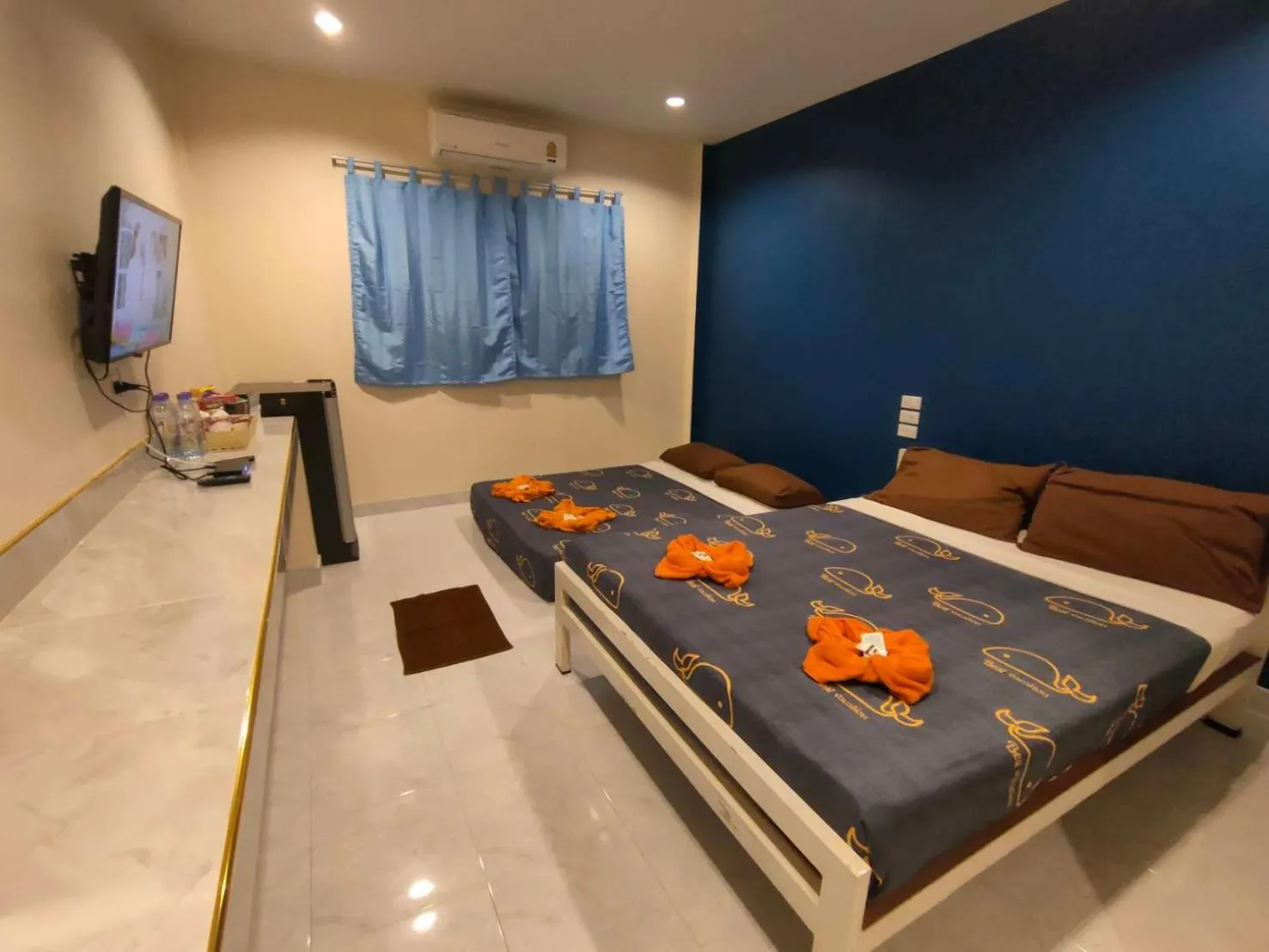 Bed in Banana Resort Sadao