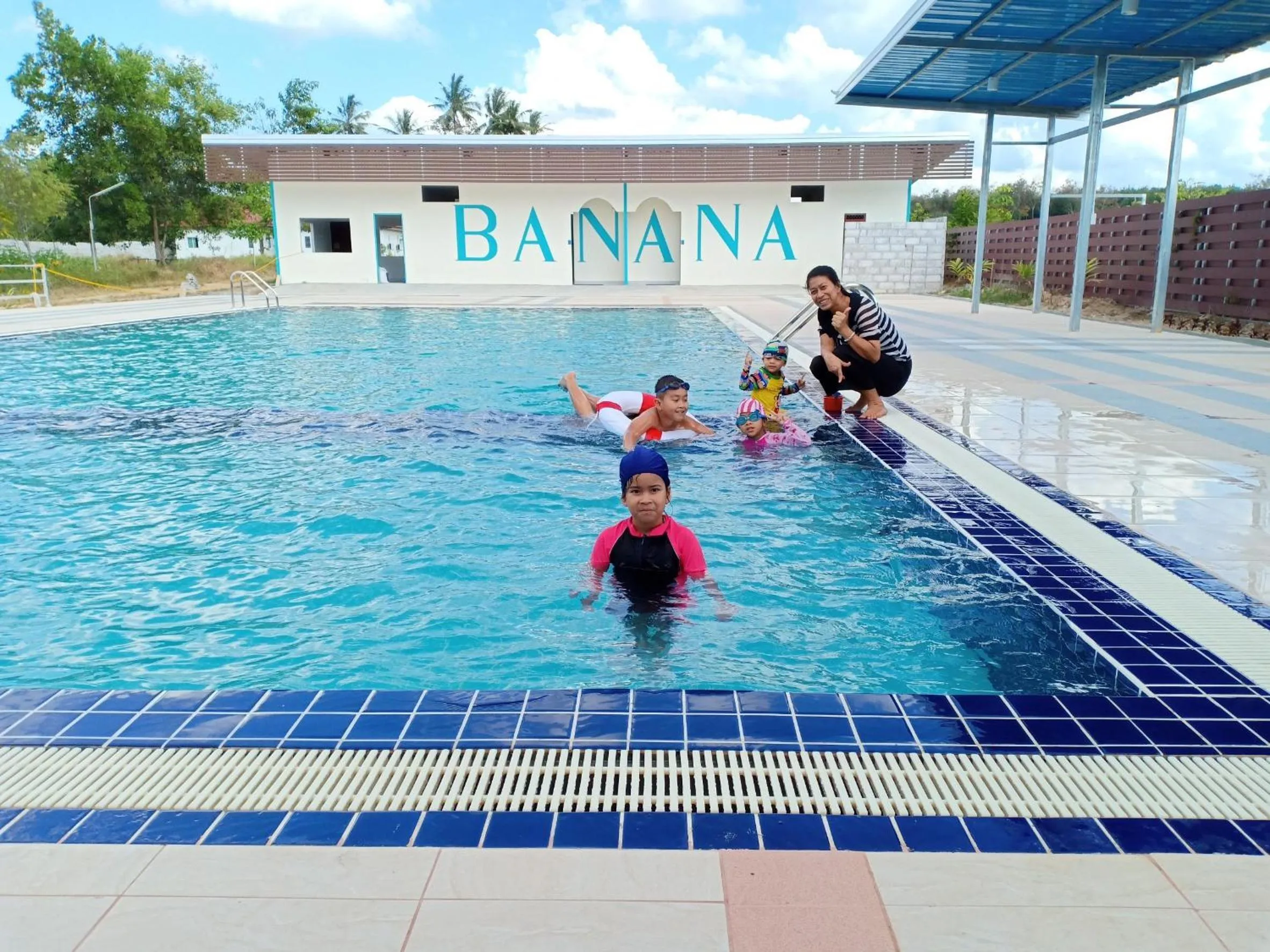 Swimming pool in Banana Resort Sadao